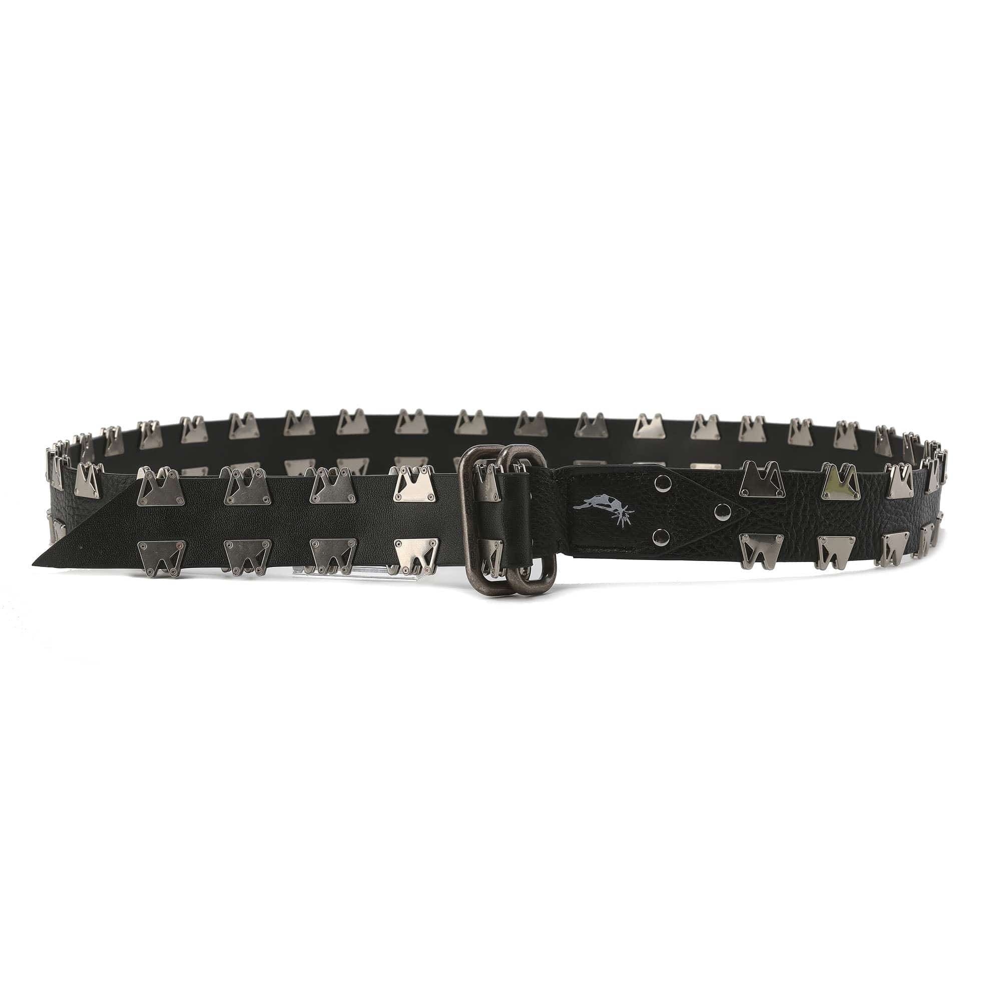 FVVO Multi-Rivet Full-Grain Leather Belt