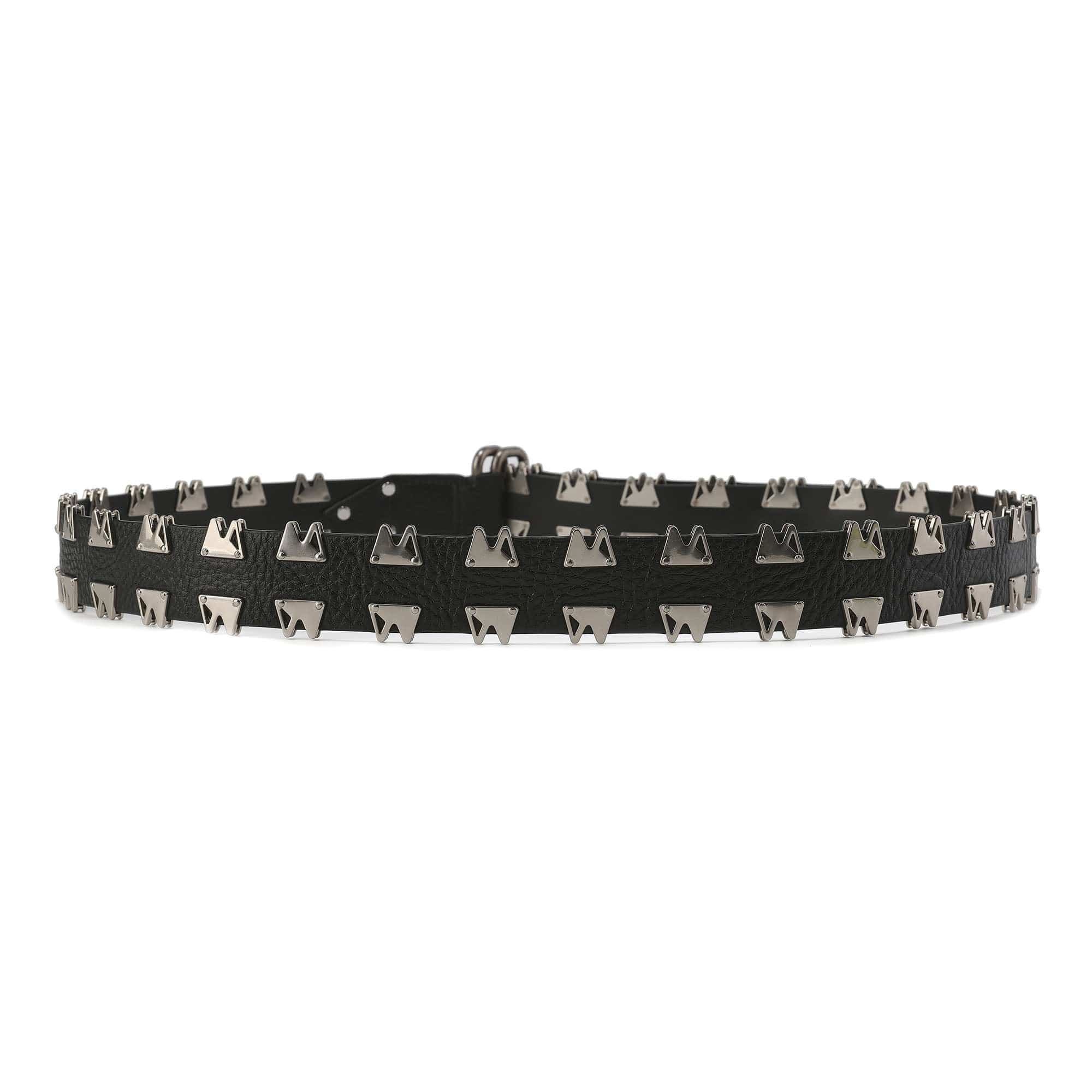 FVVO Multi-Rivet Full-Grain Leather Belt
