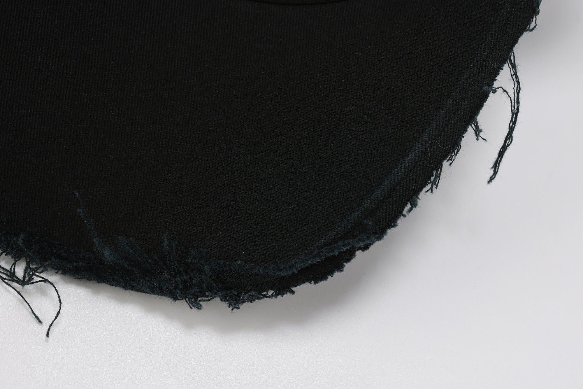 FVVO Panda Patchwork Frayed Mesh Cap