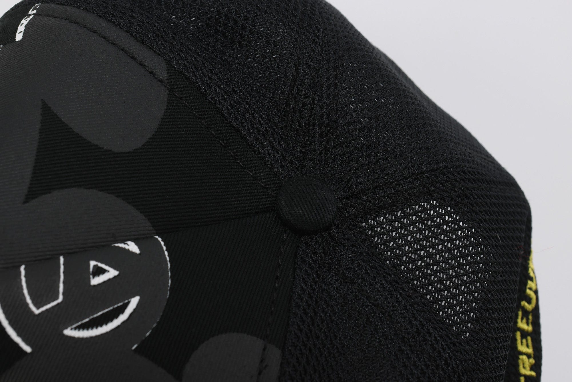 FVVO Mickey Mouse Patchwork Frayed Mesh Cap