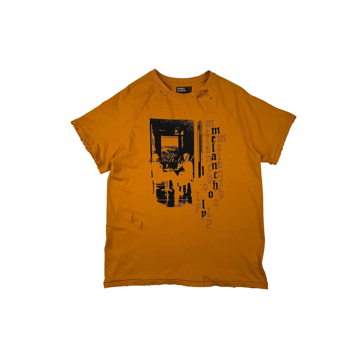 RICHILL Cafe Distressed Raglan Tee