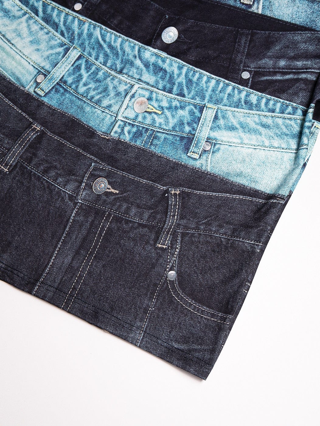 LEONSENSE Full Print Jeans T-Shirt