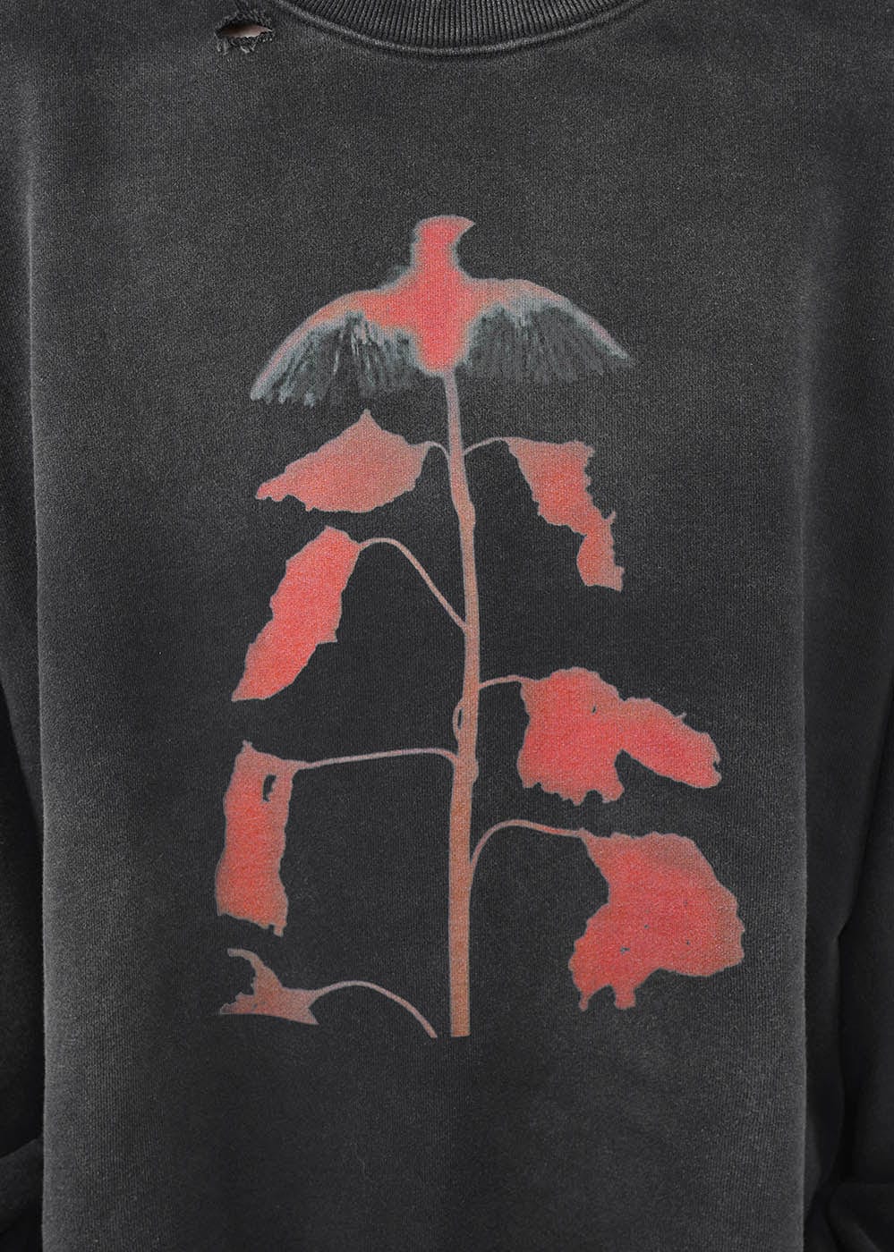 UNDERWATER Alive Ripped Sweatshirt Black