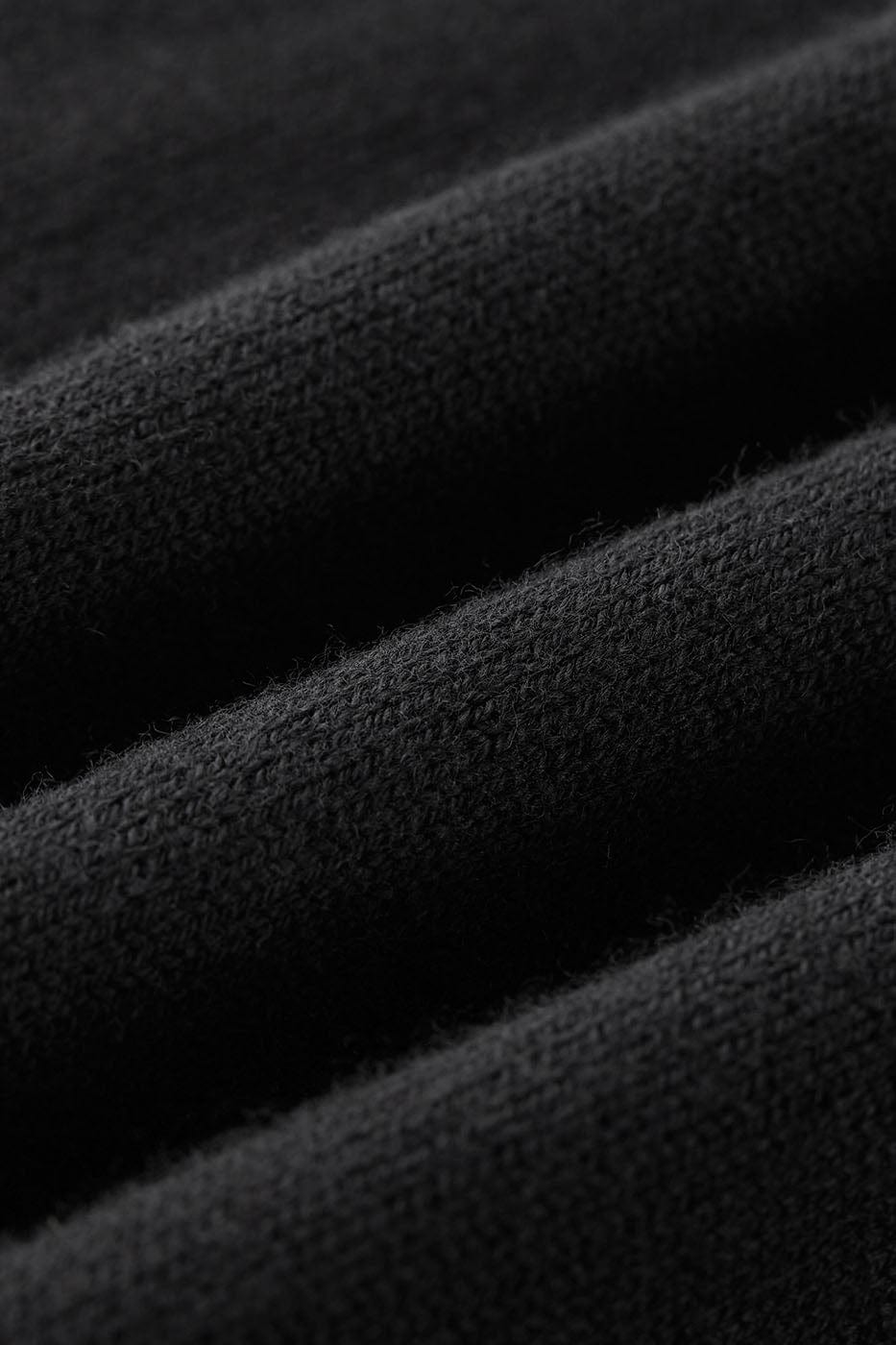 BONELESS Essential LOGO Embroidery Turtleneck Sweater