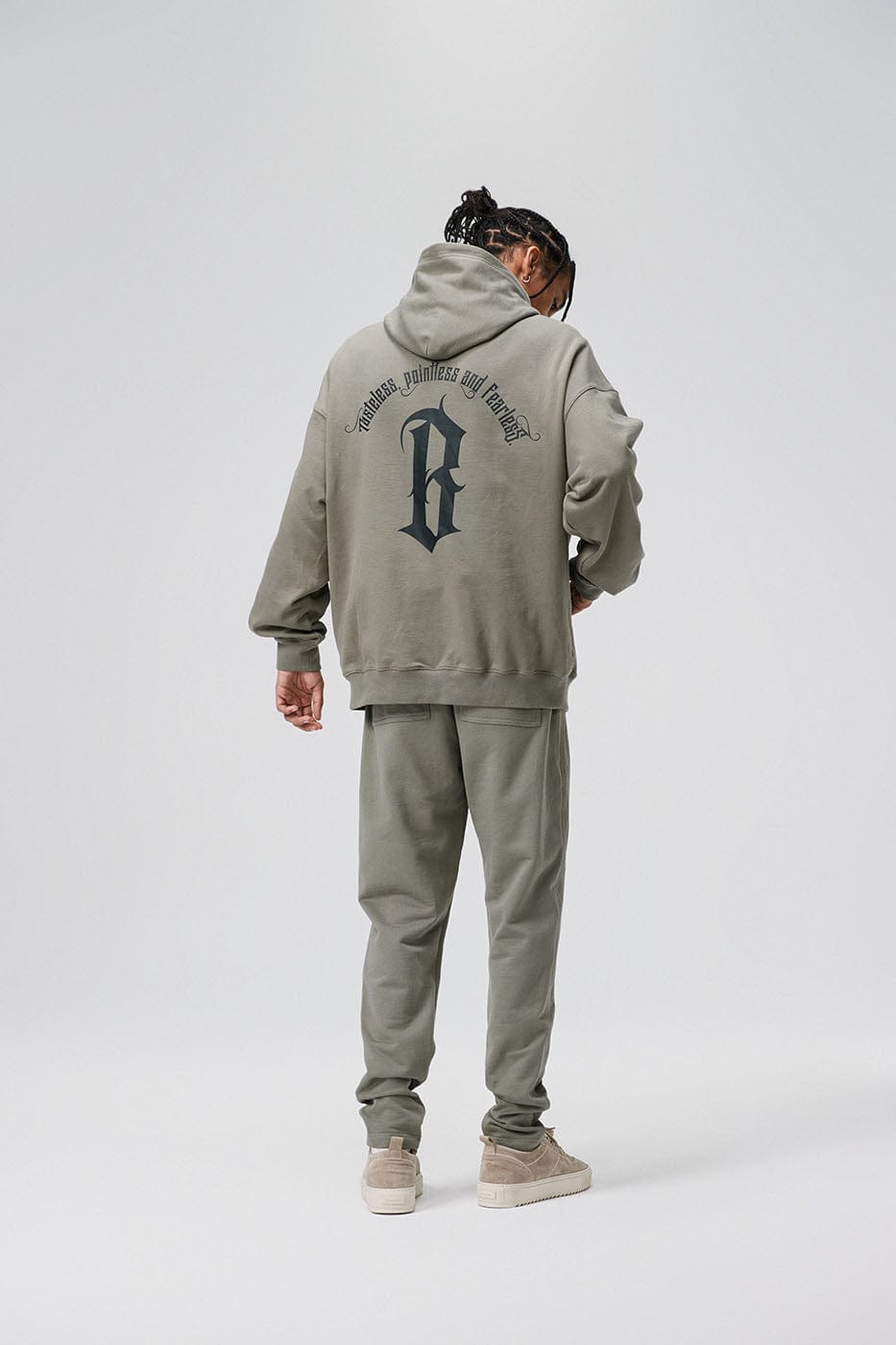 BONELESS Gothic Slogan Hoodie