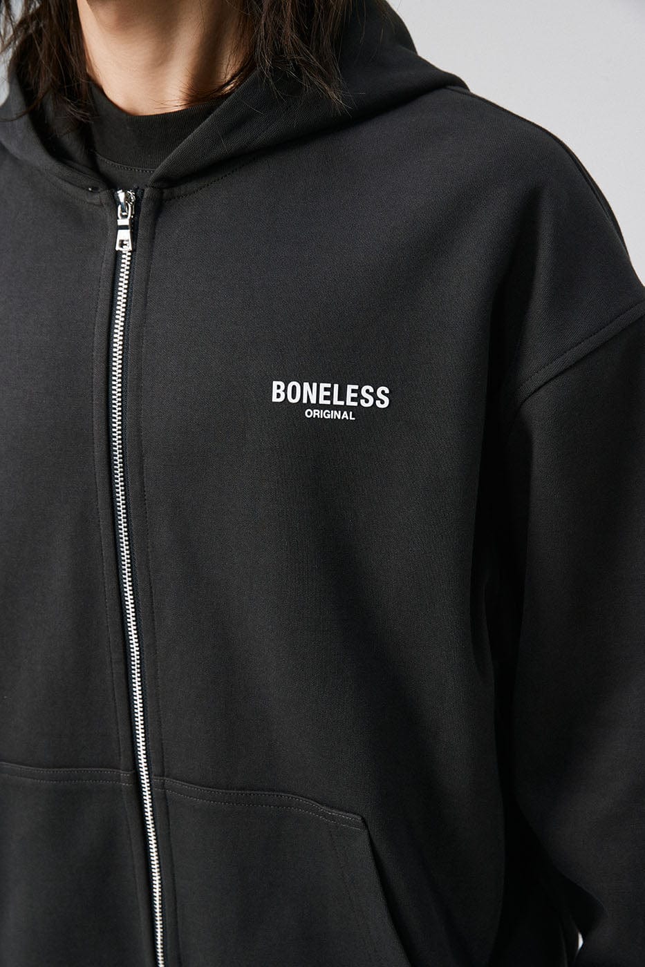 BONELESS Original Series LOGO Zip-Up Hoodie (Only Size M Left)