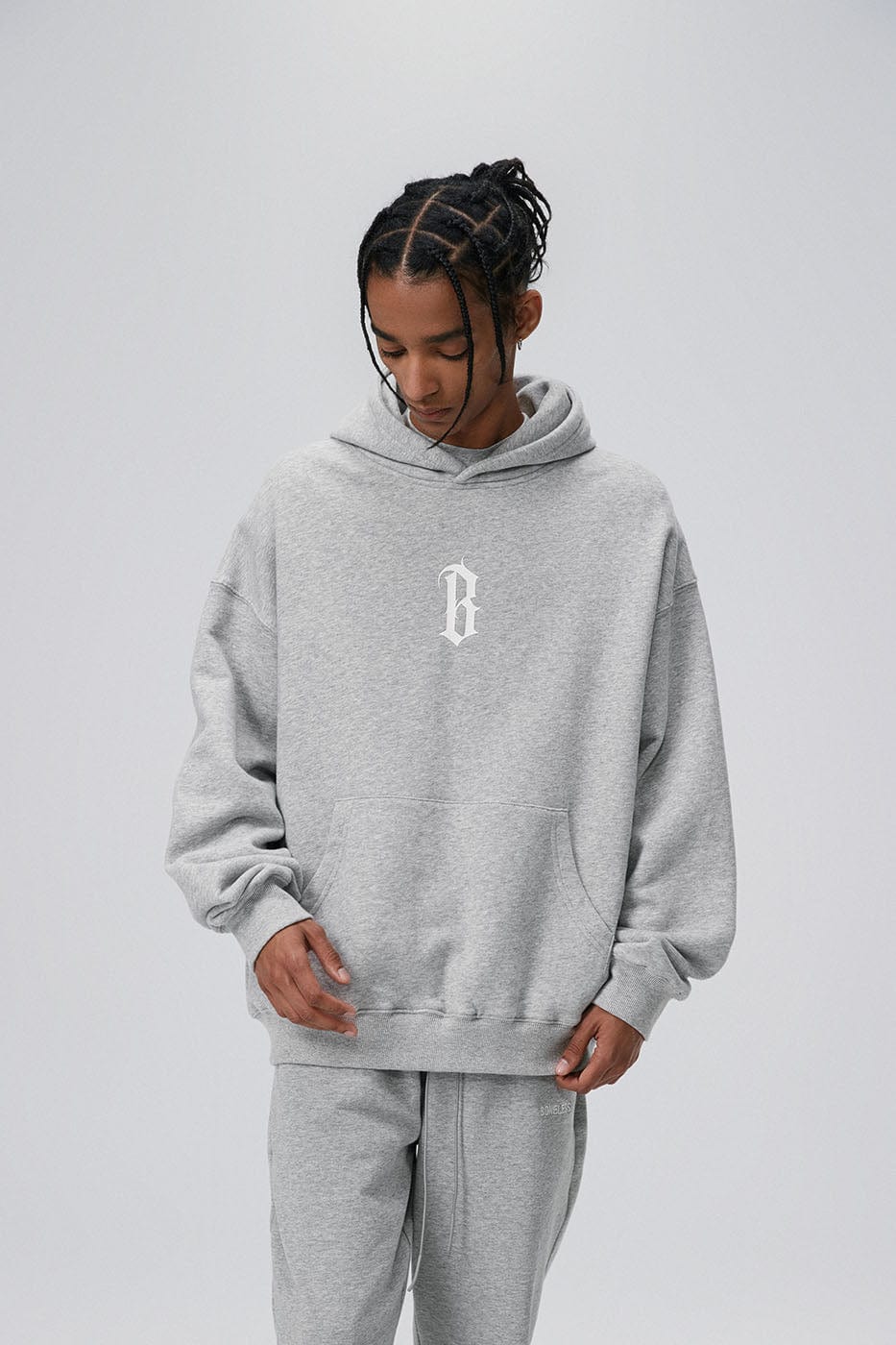 BONELESS Gothic LOGO Hoodie
