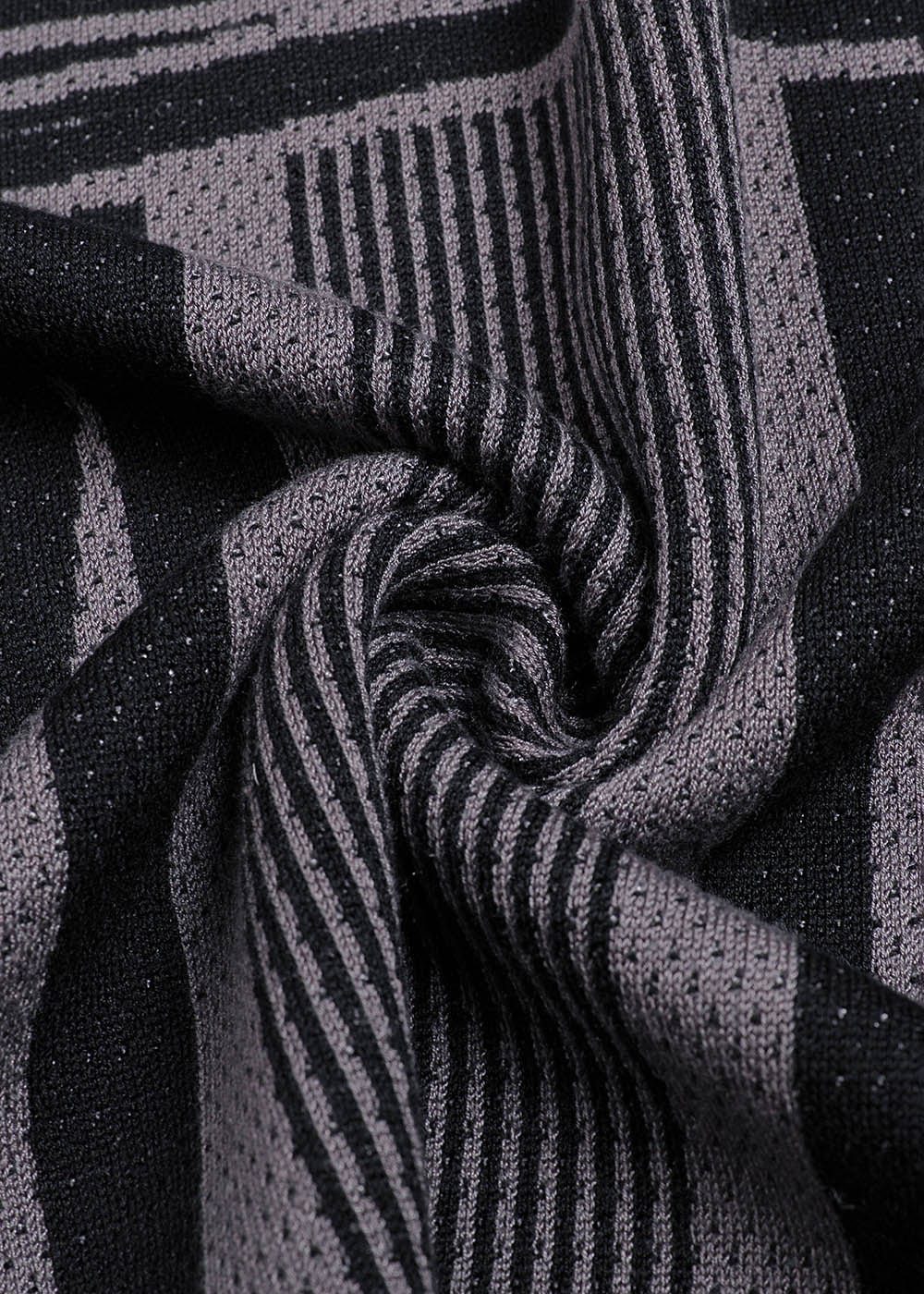 49PERCENT Future Striped Knitted Sweatshirt