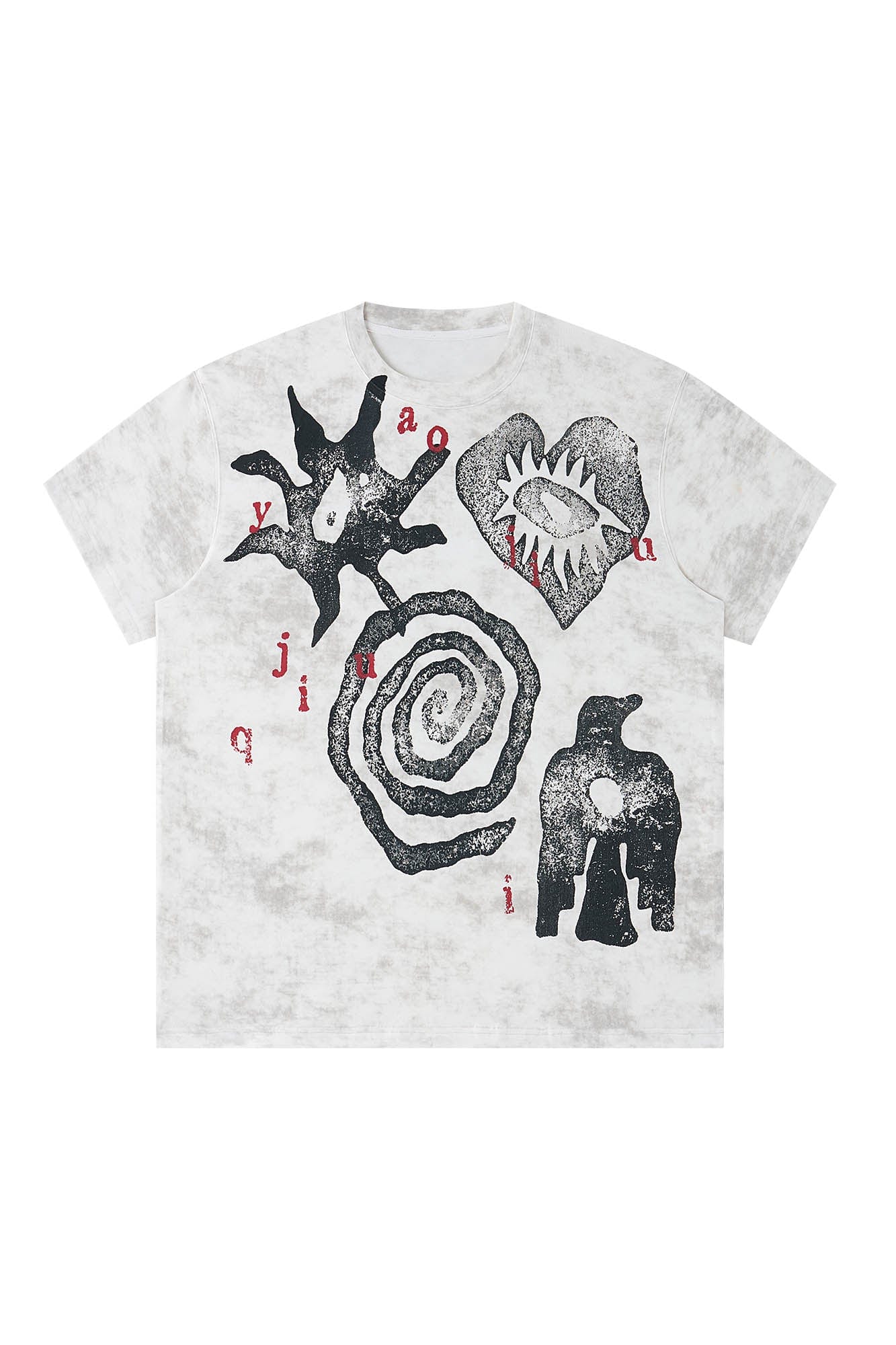 1997 POSTOFFICE Distressed Tribal Graphics T-Shirt