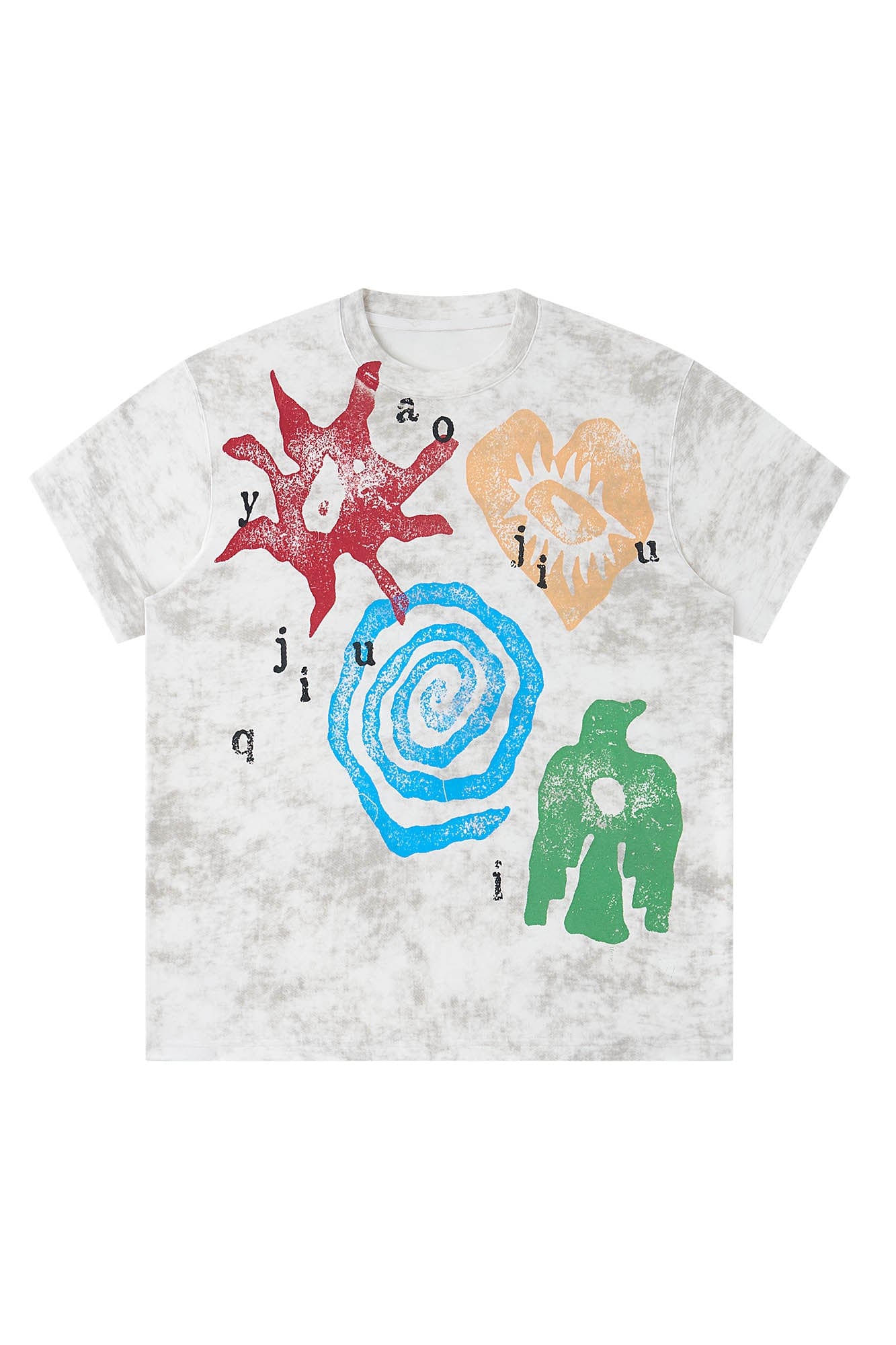 1997 POSTOFFICE Distressed Tribal Graphics T-Shirt