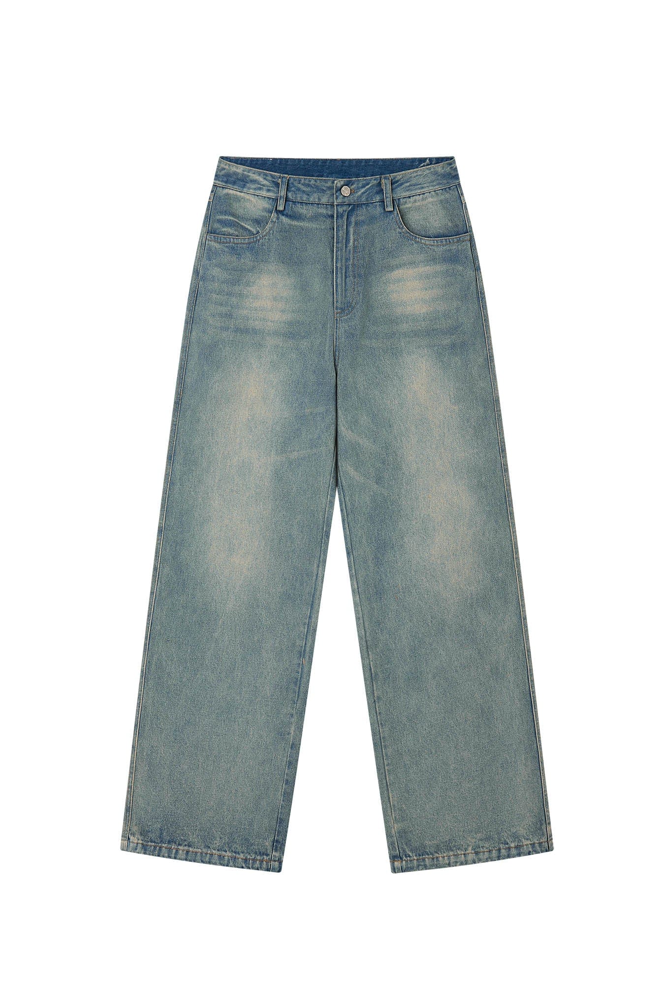 1997 POSTOFFICE Essential Washed Wide-Leg Jeans