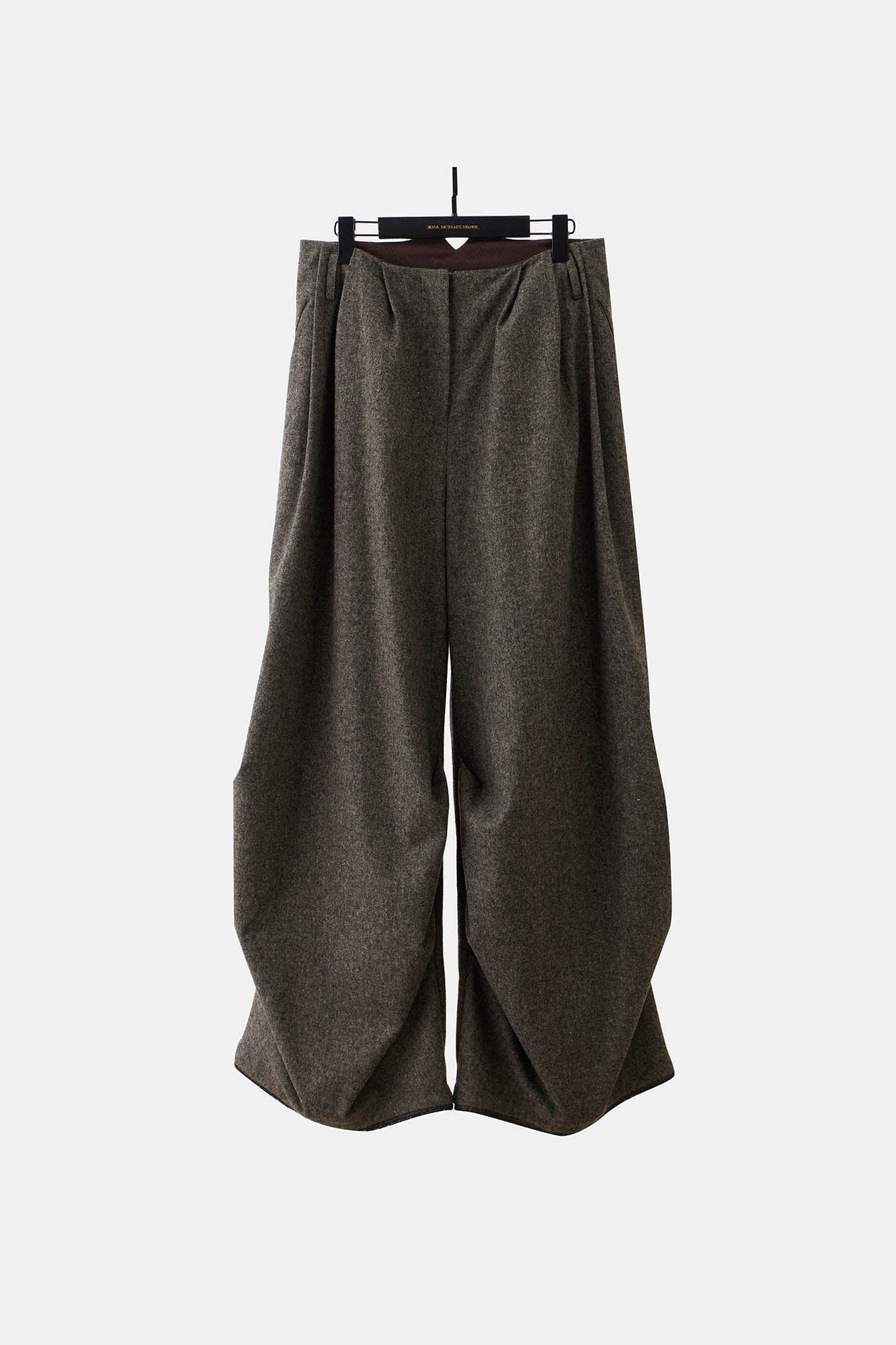 ILNya Nieternite Nifutur Crinkled Wool-Blend Voluminous Trousers