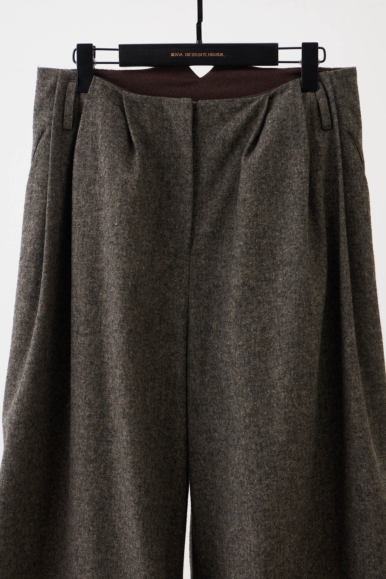 ILNya Nieternite Nifutur Crinkled Wool-Blend Voluminous Trousers