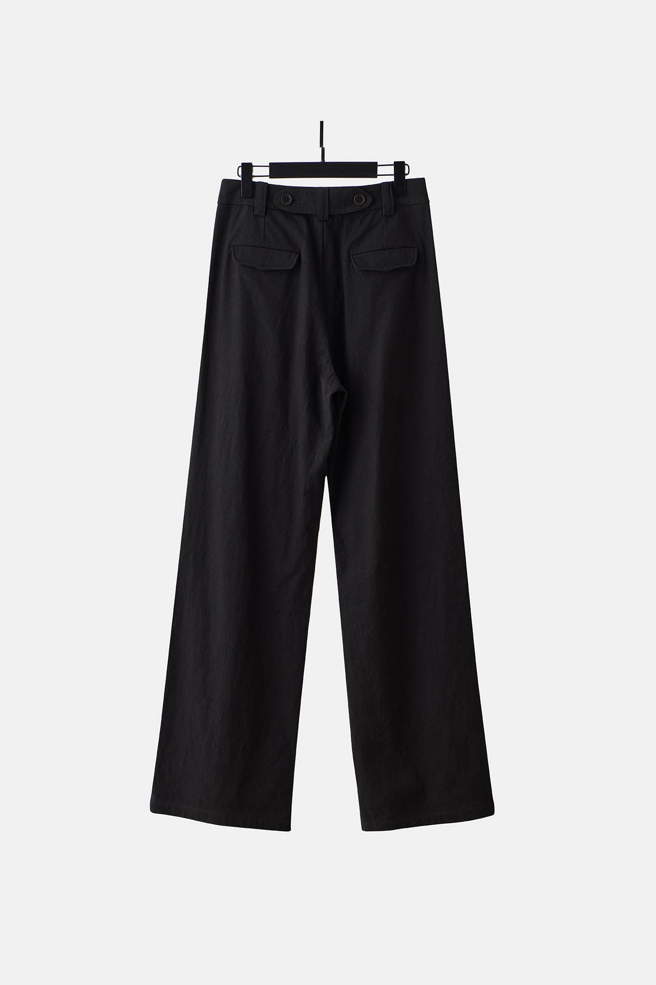 ILNya Nieternite Nifutur Side Button Pleated Wide-Leg Trousers