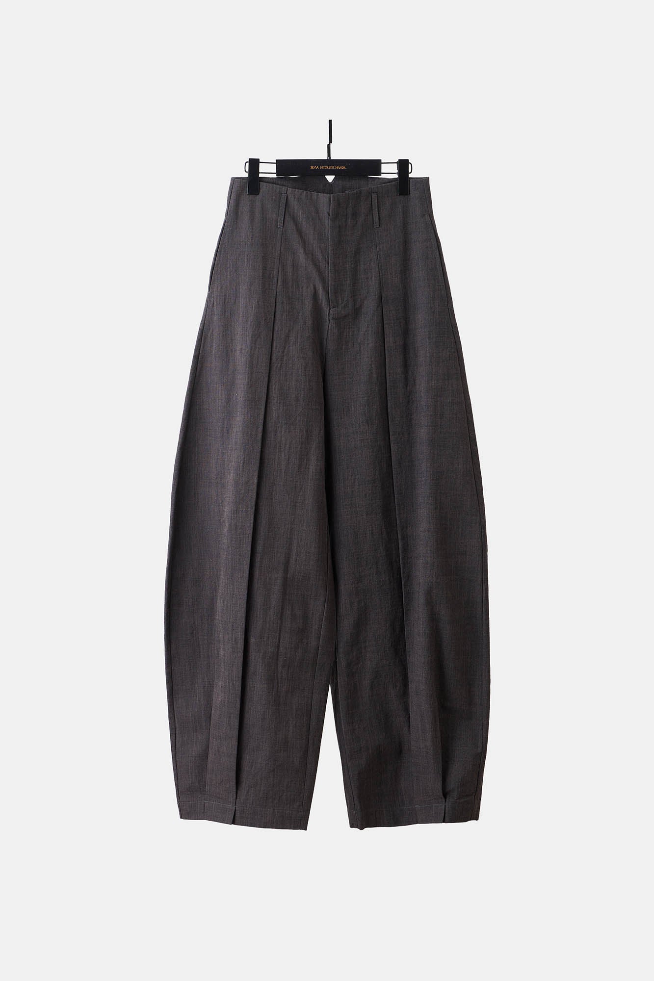 ILNya Nieternite Nifutur Pleated Curved Oversized Pants