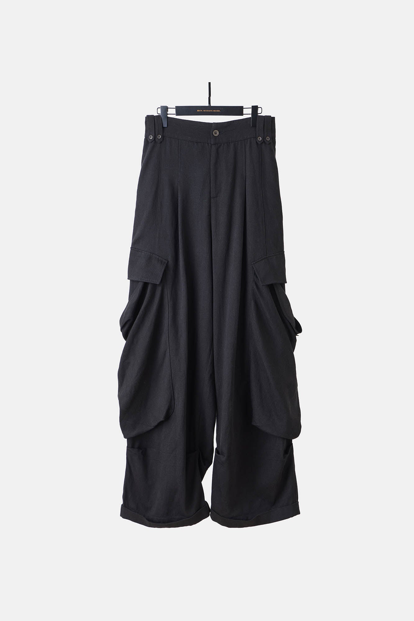 ILNya Nieternite Nifutur Draped Big-Pocket Wide-Leg Cargo Pants