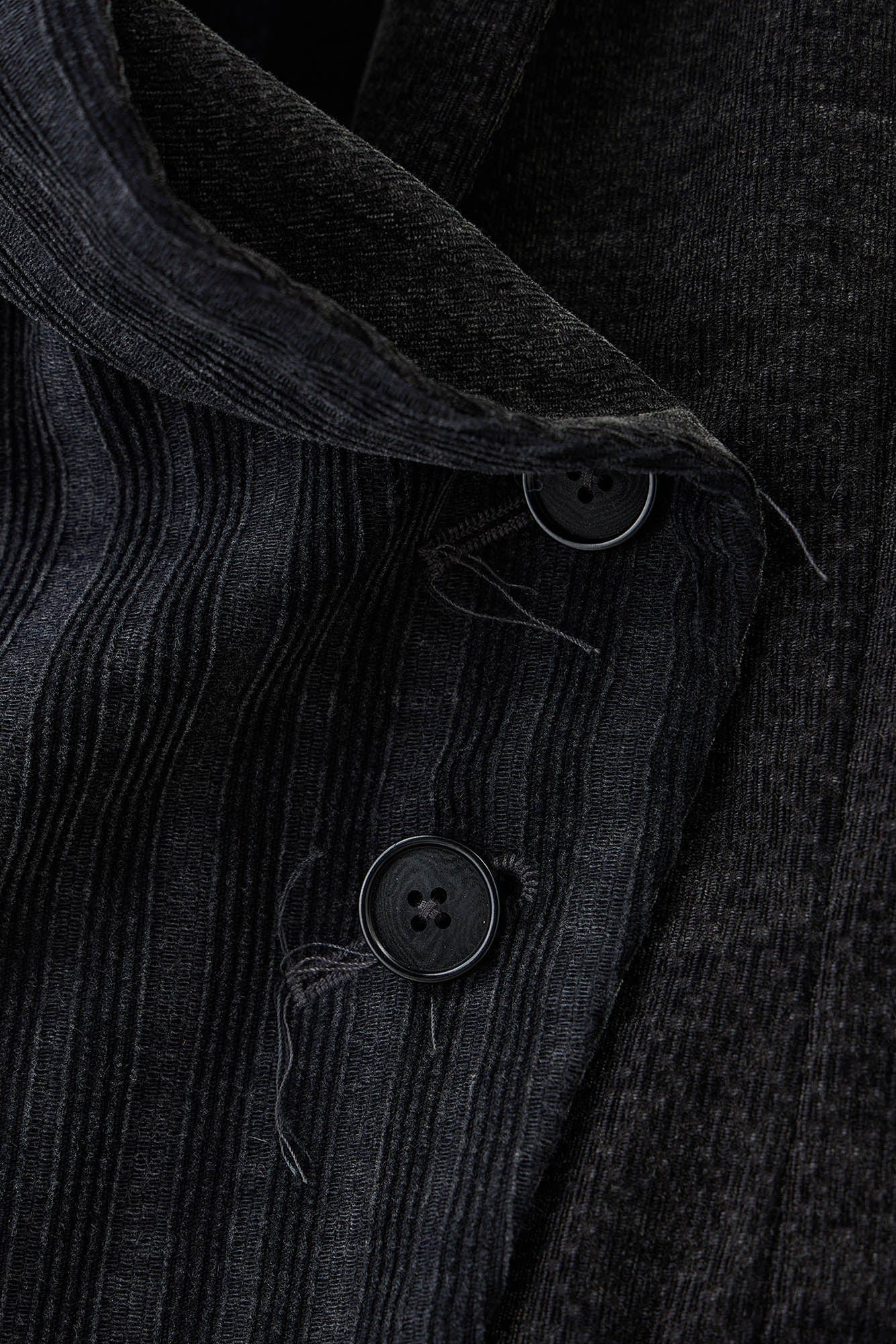 ILNya Nieternite Nifutur Distressed Corduroy Asymmetric Spliced Blazer