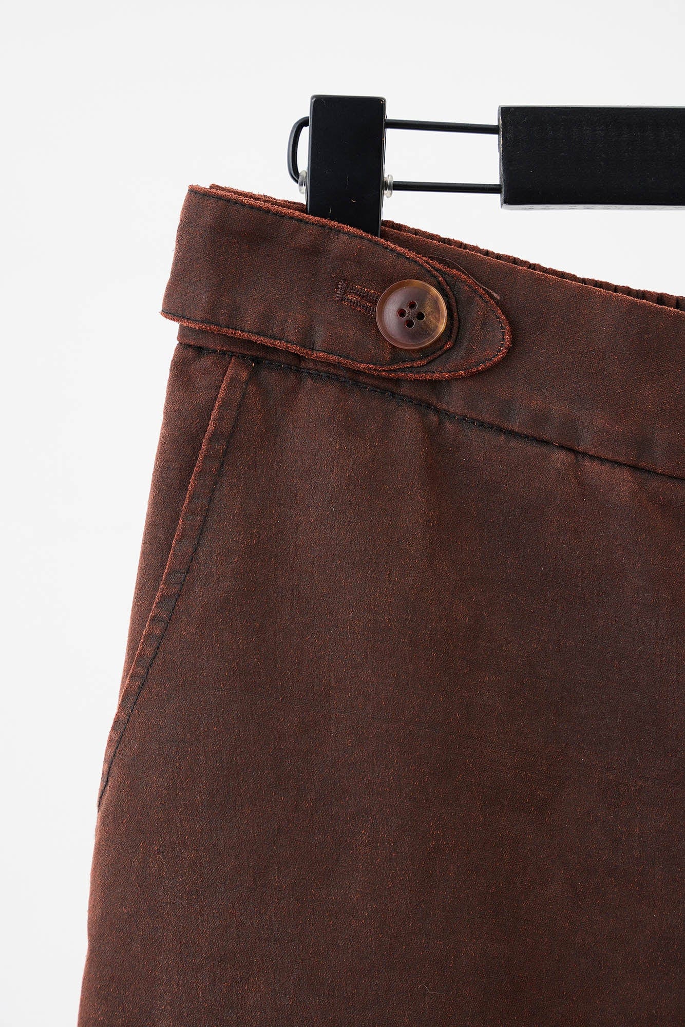 ILNya Nieternite Nifutur Weathered Coated Deconstructed Trousers