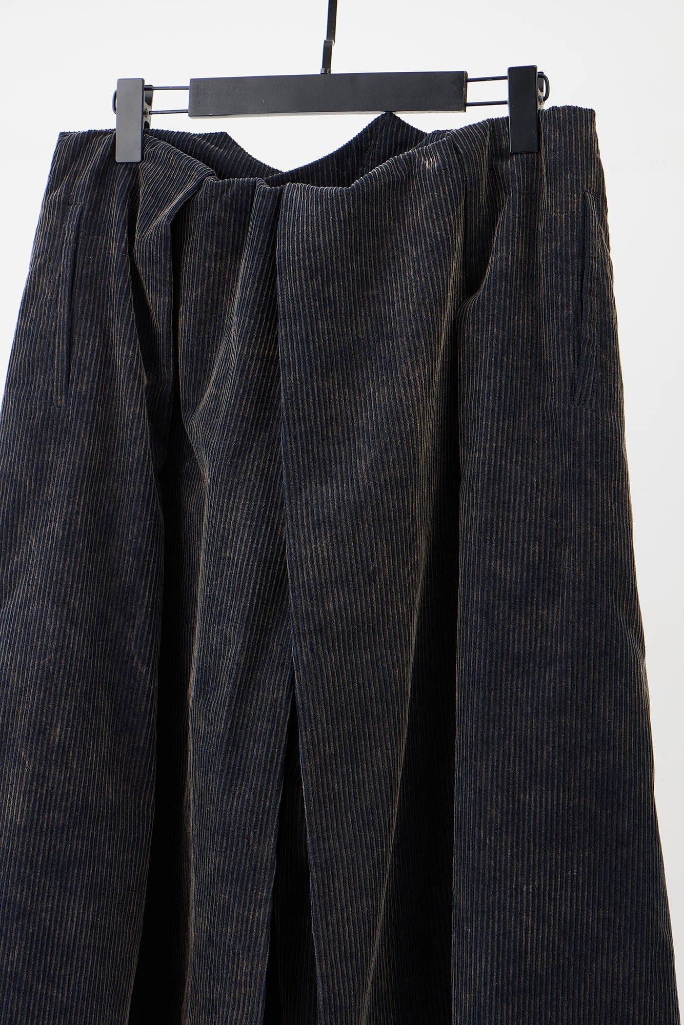 ILNya Nieternite Nifutur Layered Corduroy Wrap-Paneled Wide-Leg Trousers