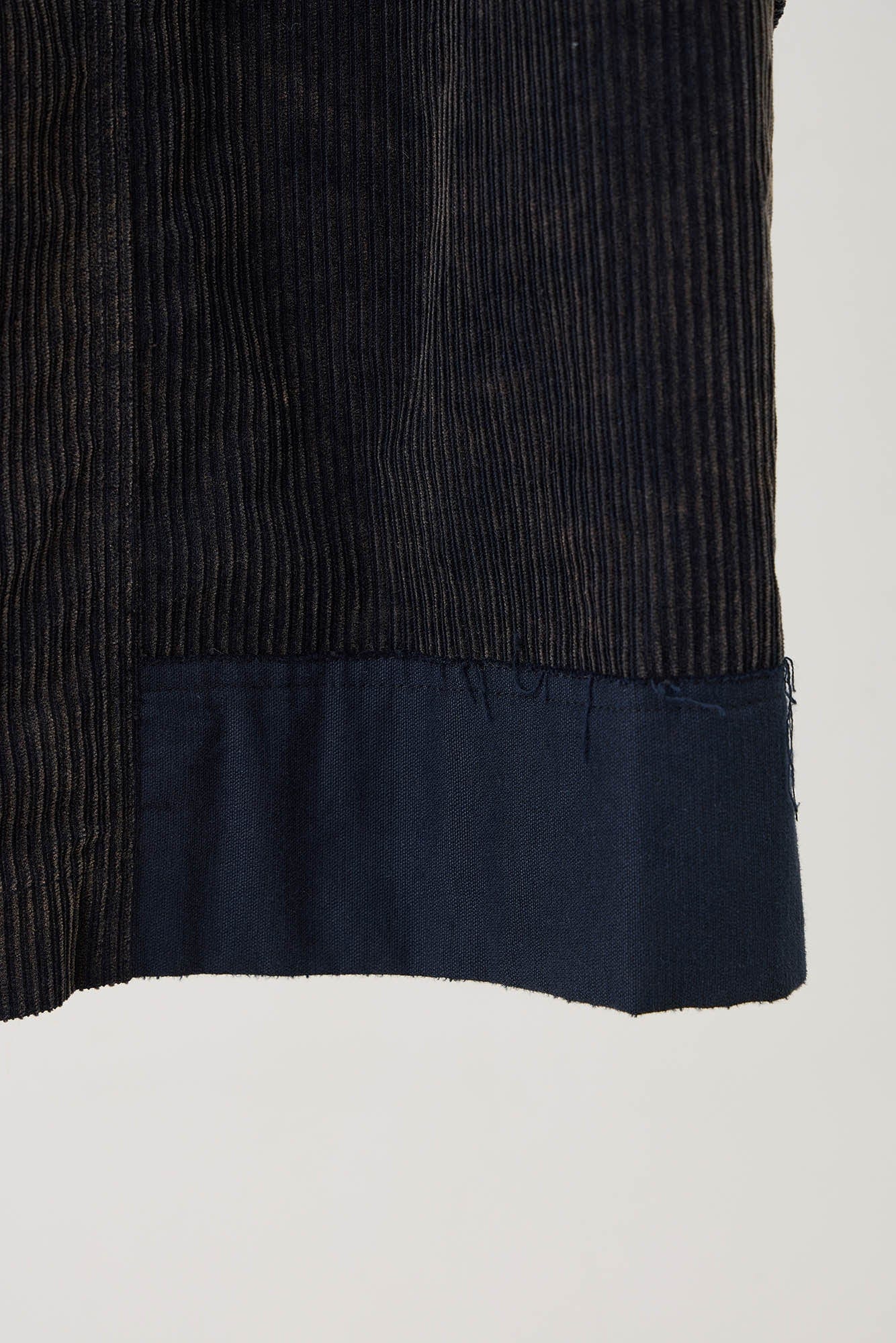 ILNya Nieternite Nifutur Layered Corduroy Wrap-Paneled Wide-Leg Trousers