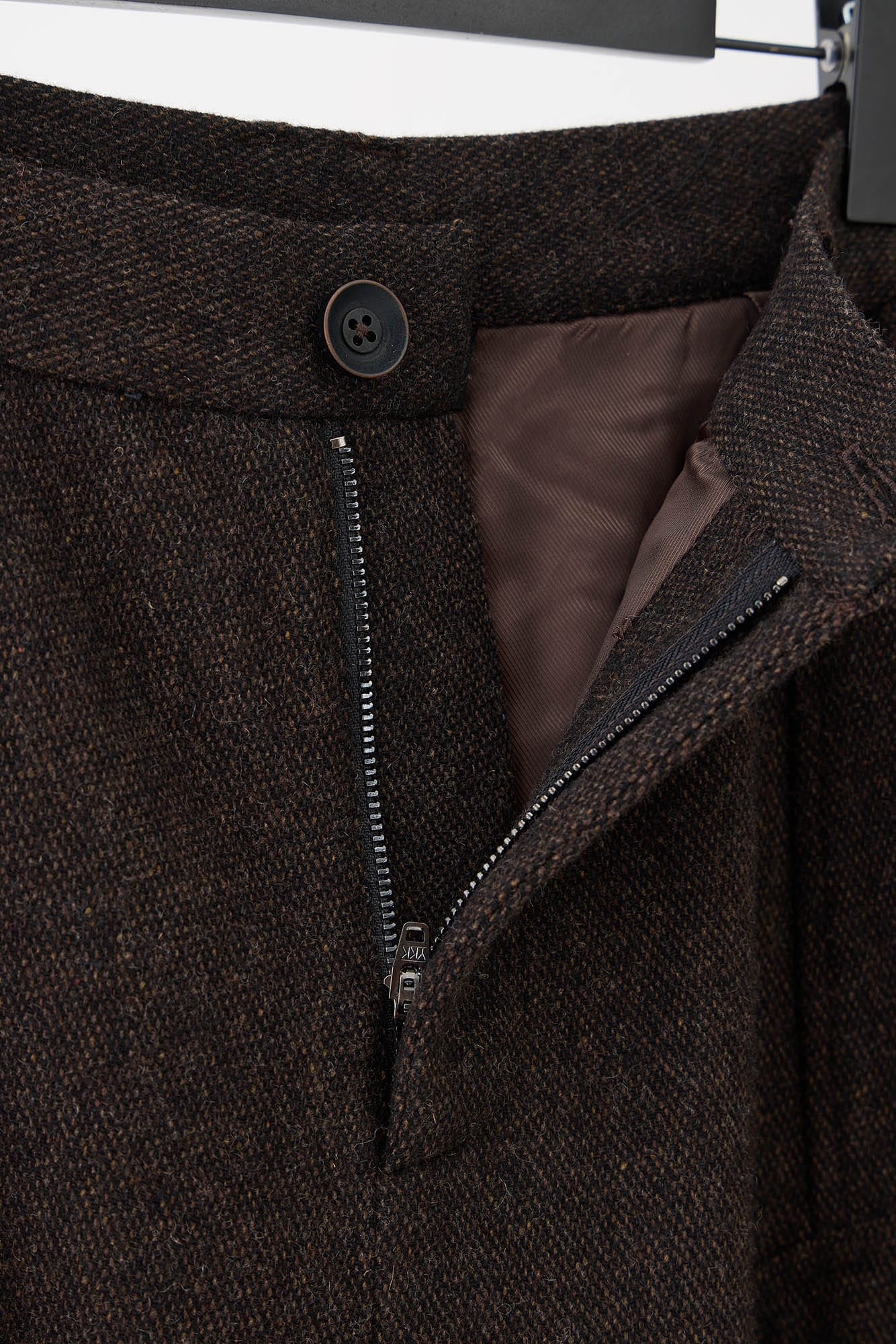 ILNya Nieternite Nifutur Layered Spliced Wool-Blended Straight-Leg Trousers