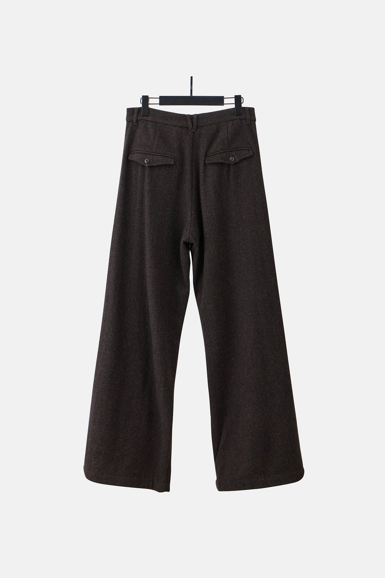 ILNya Nieternite Nifutur Layered Spliced Wool-Blended Straight-Leg Trousers