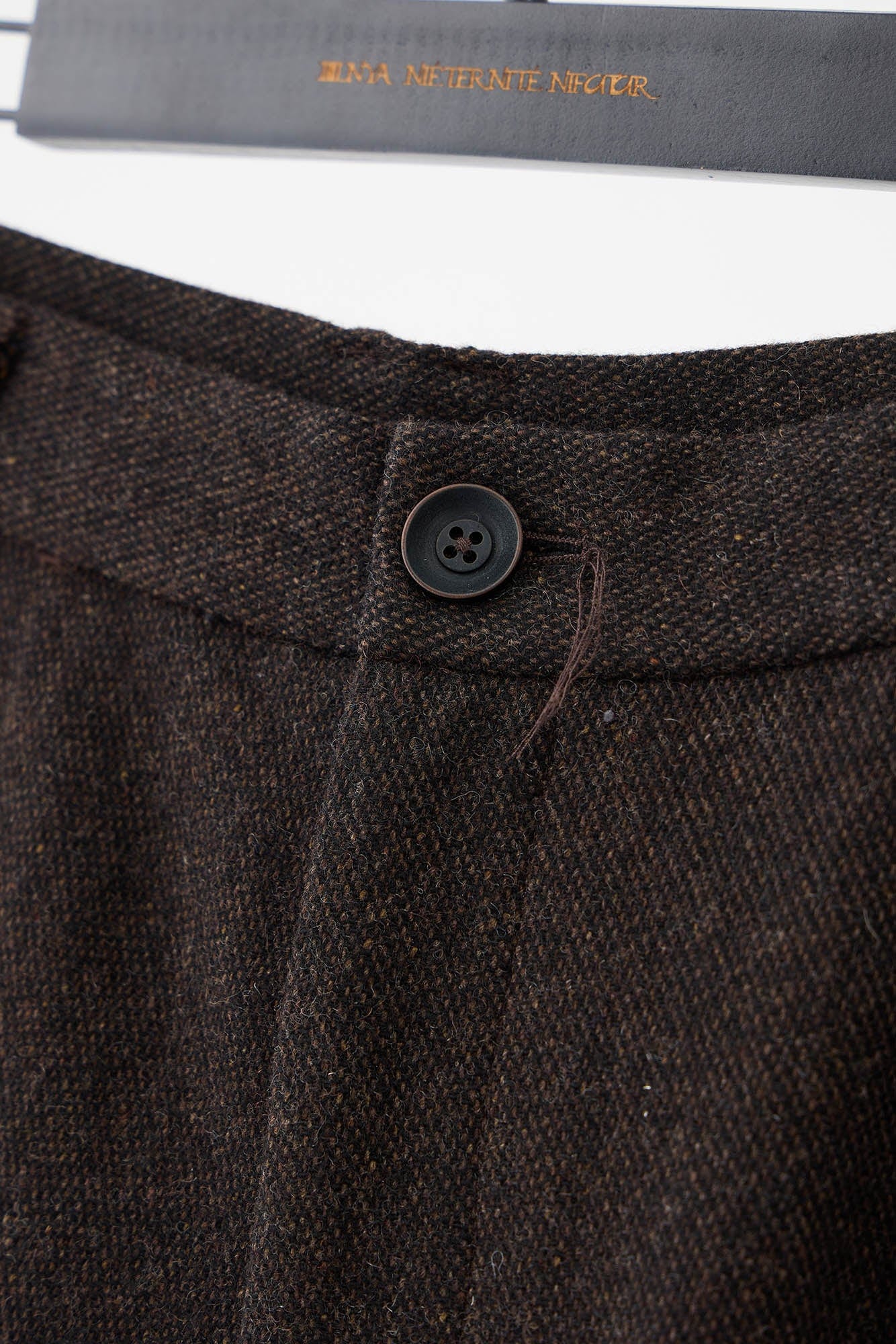 ILNya Nieternite Nifutur Layered Spliced Wool-Blended Straight-Leg Trousers