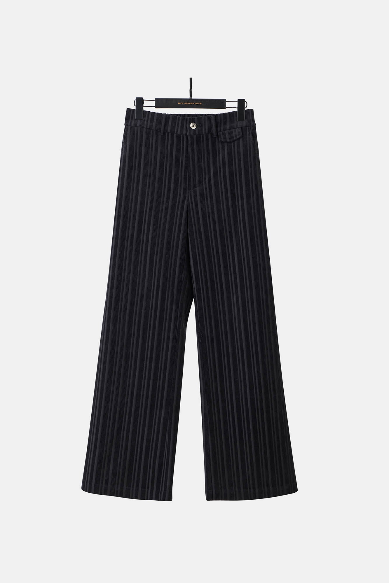 ILNya Nieternite Nifutur Corduroy Stripe Straight-Leg Trousers