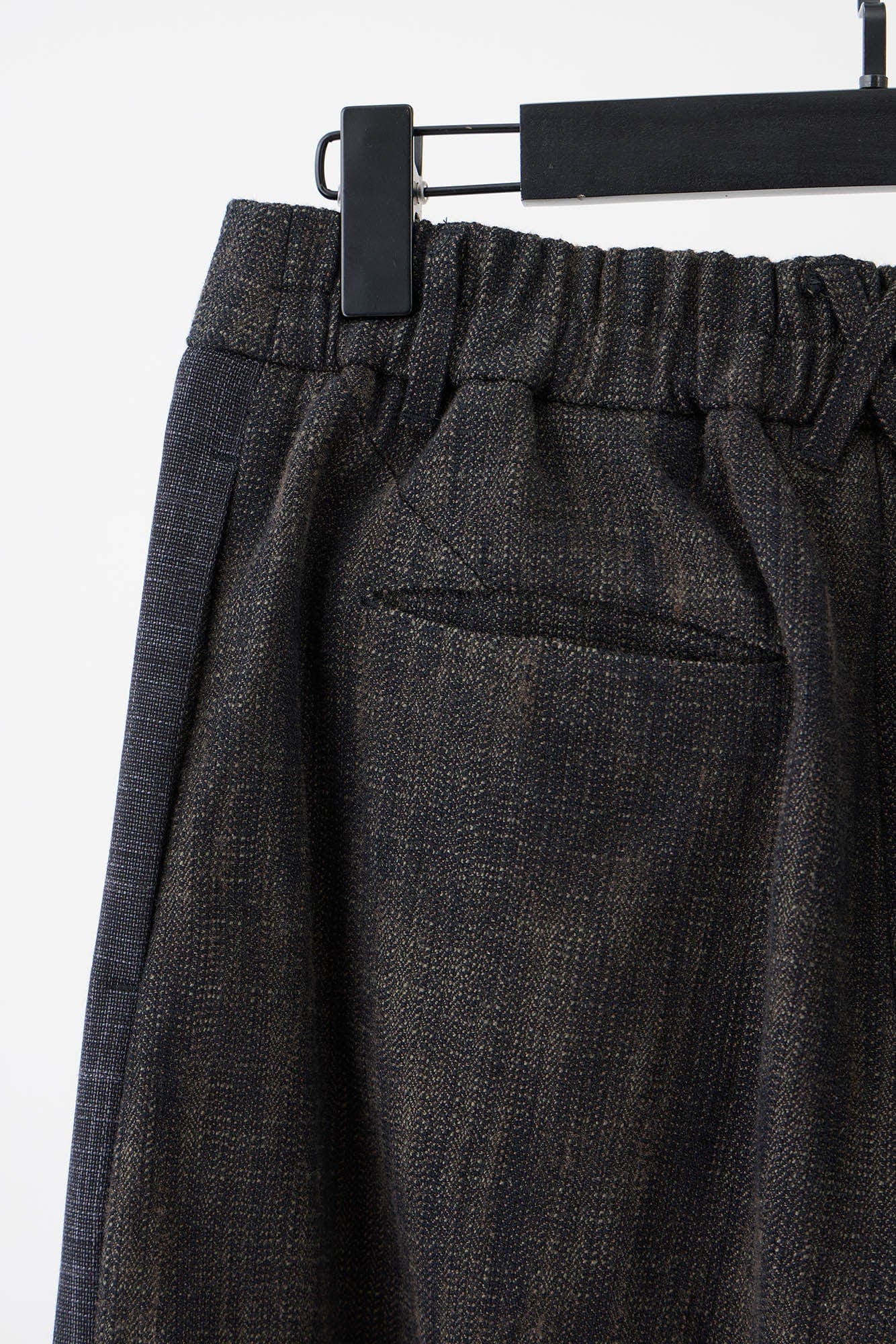 ILNya Nieternite Nifutur Wool-Blended Pleated-Waist Spliced Trousers