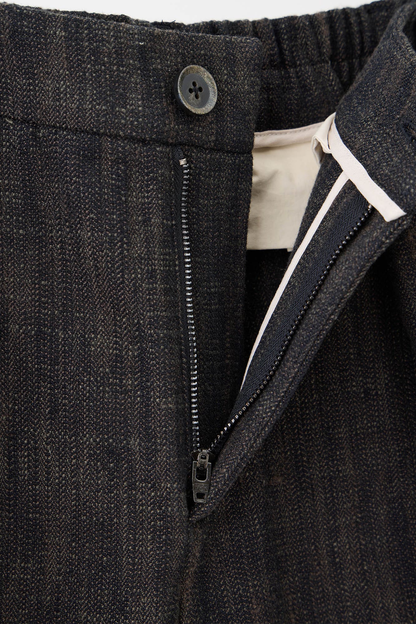 ILNya Nieternite Nifutur Wool-Blended Pleated-Waist Spliced Trousers