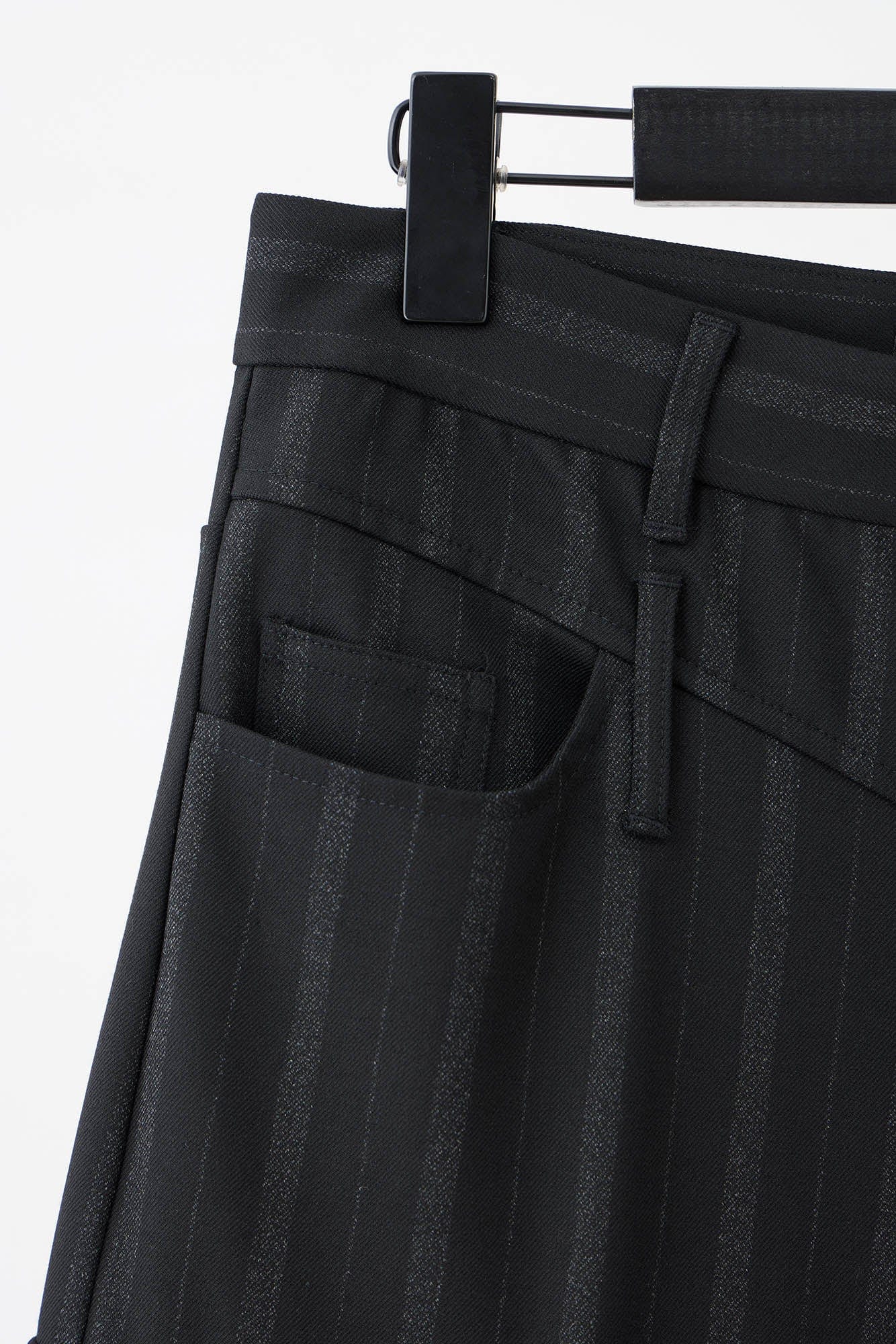 ILNya Nieternite Nifutur Multi-Pocket Stripe Detachable-Leg Pants
