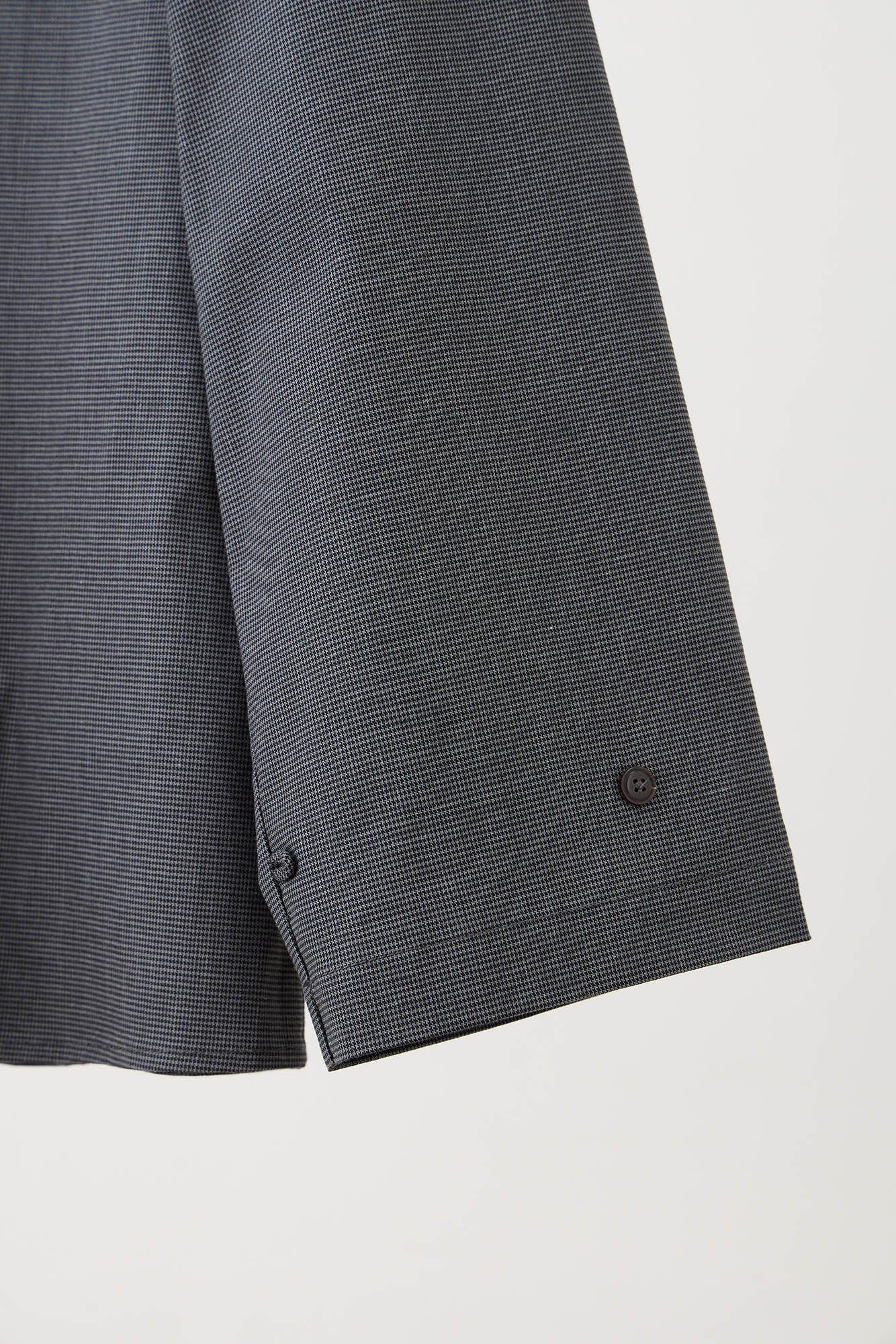 ILNya Nieternite Nifutur Mini Houndstooth Detachable Pleat Shirt