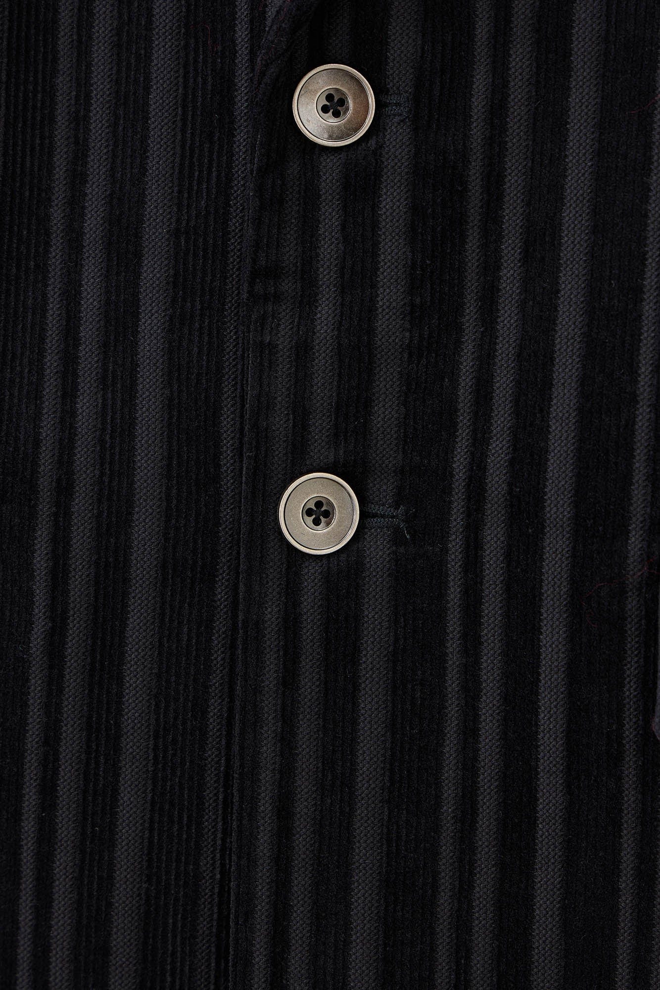 ILNya Nieternite Nifutur Corduroy Stripe Panel Satin Lapel Blazer