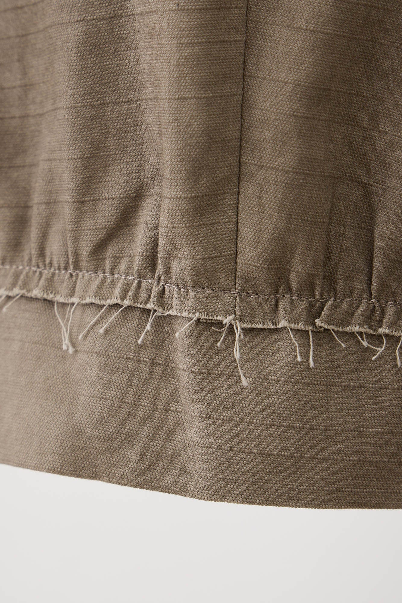 ILNya Nieternite Nifutur Arc Spliced Layered Raw-Edge Utility Jacket
