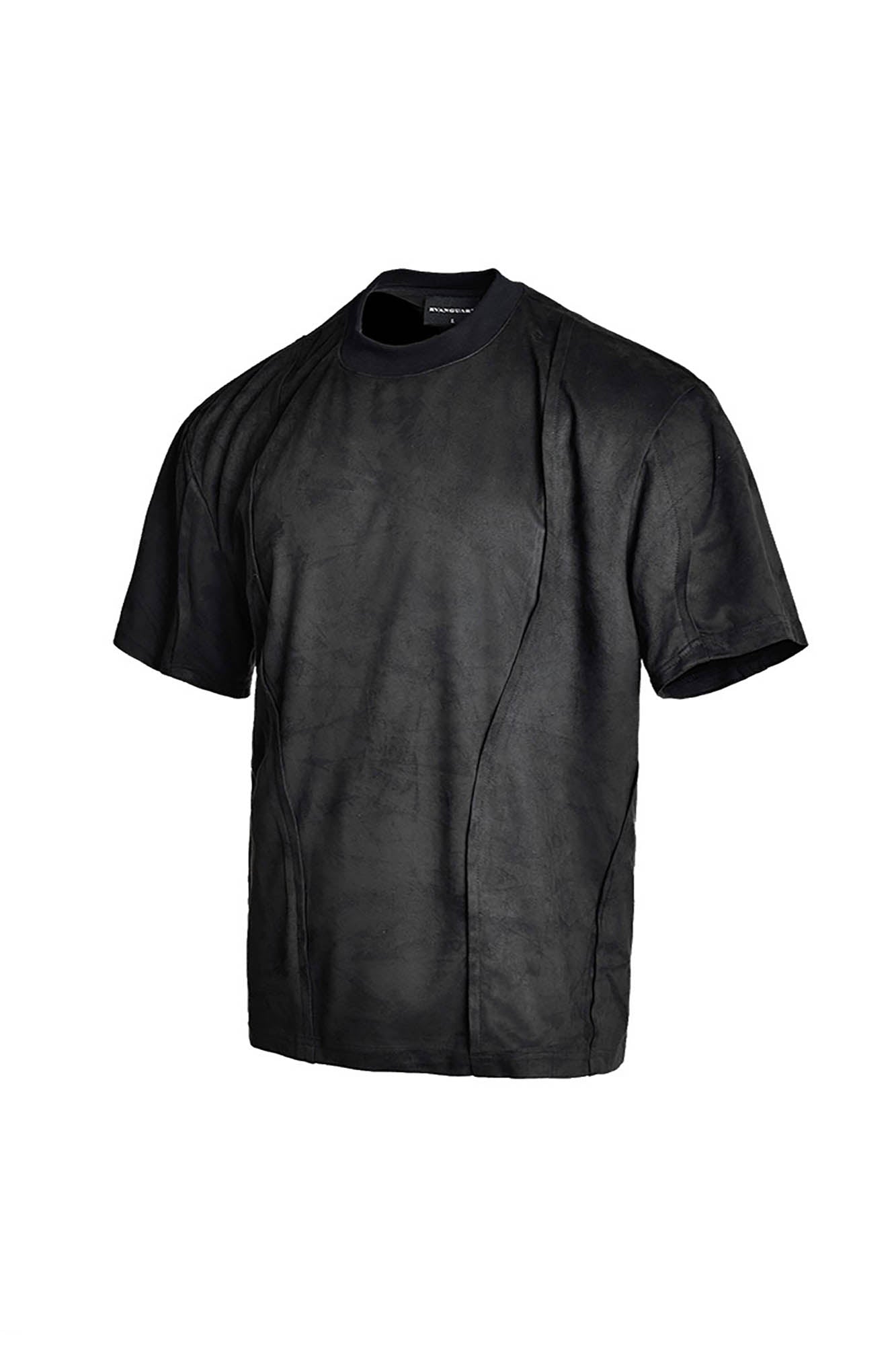SSIN7 Suede Arc Spliced T-Shirt