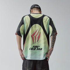 F2CE Contrast Spliced Quick-Dry Racing T-Shirt