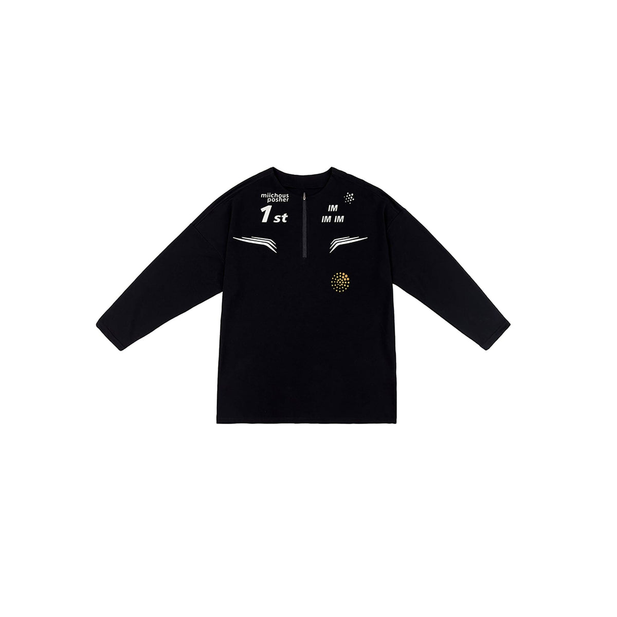 MIICHOUS The First UV Protection Half-Zip Long-Sleeve Tee