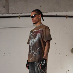 DND4DES Abstract Sheep Graffiti T-Shirt
