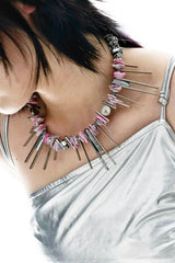 ILLUSORY The Gravity Shell Beaded Necklace