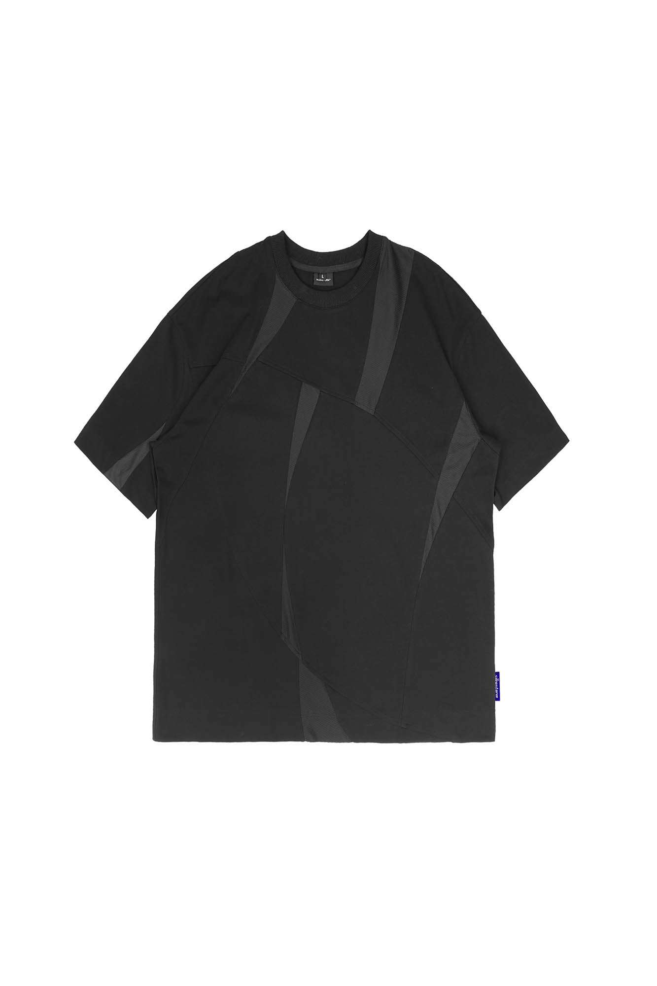 SILENSTORM Asymmetrical Mesh Deconstructed T-Shirt