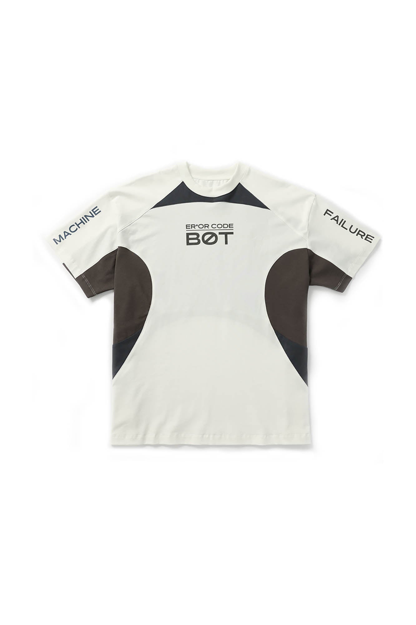 ERROR CODE ROBOT Arc Spliced Contrast T-Shirt