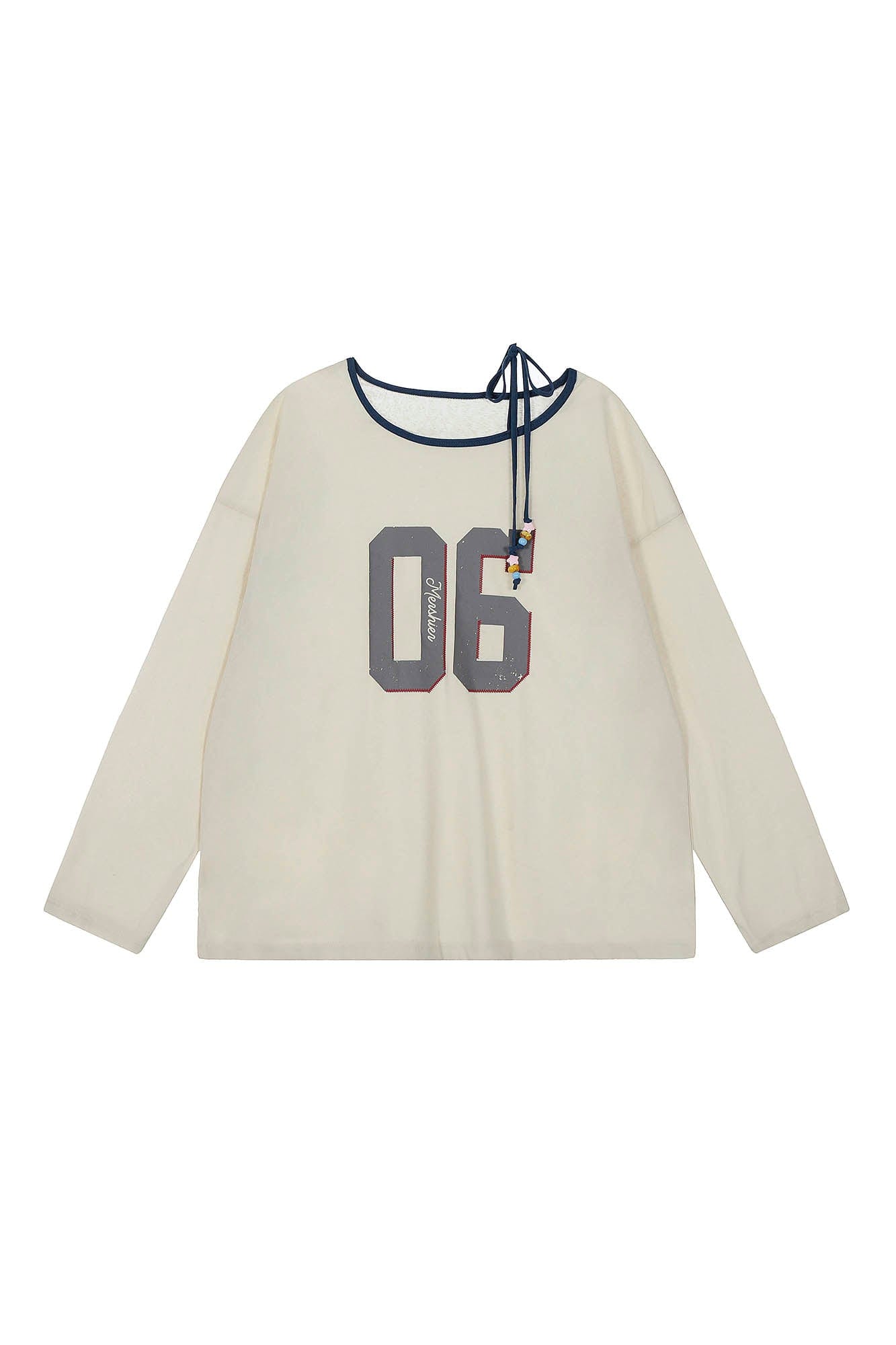 CLP No.06 Drawstring Neck Long-Sleeve Tee