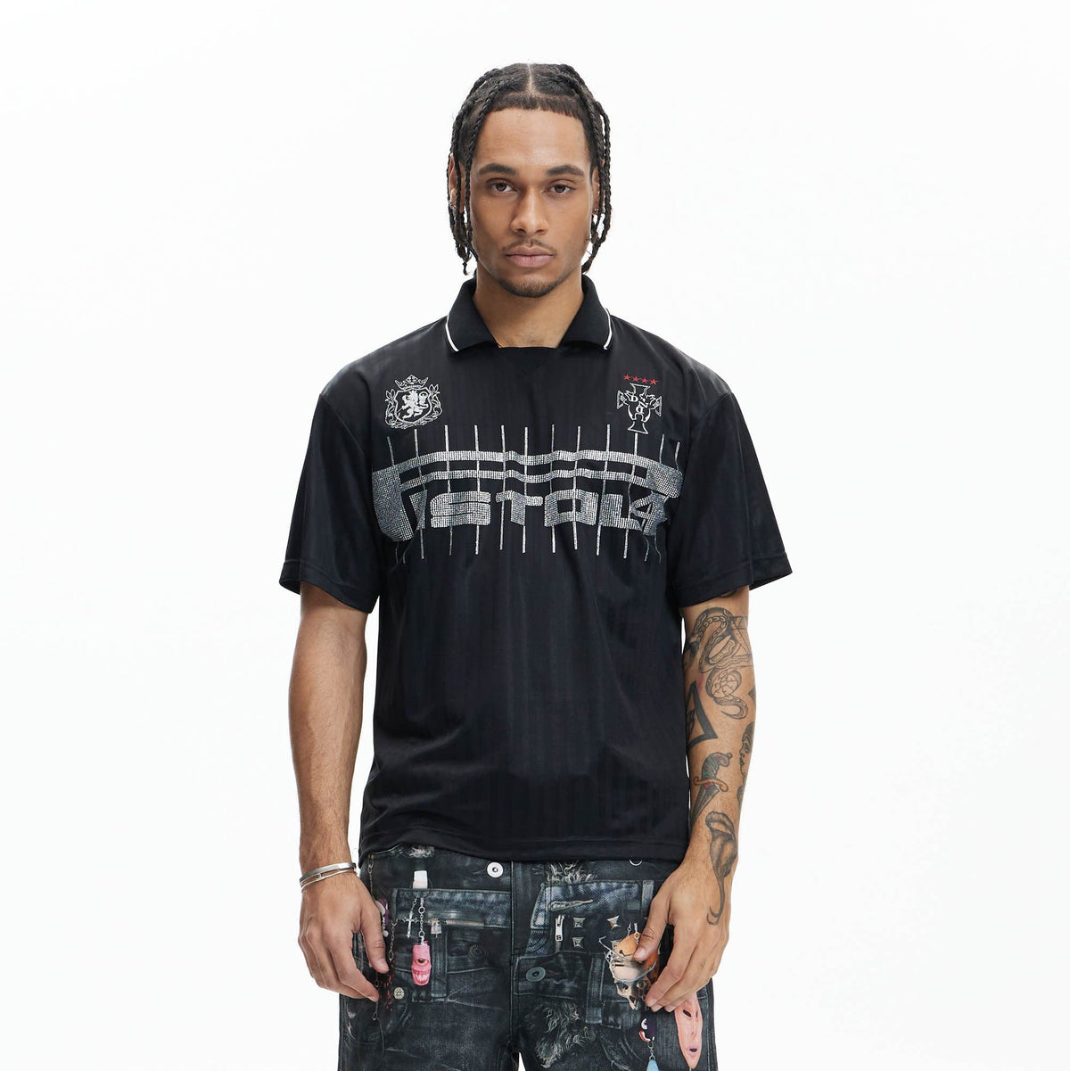 DND4DES Diamond Embroidered Soccer Jersey