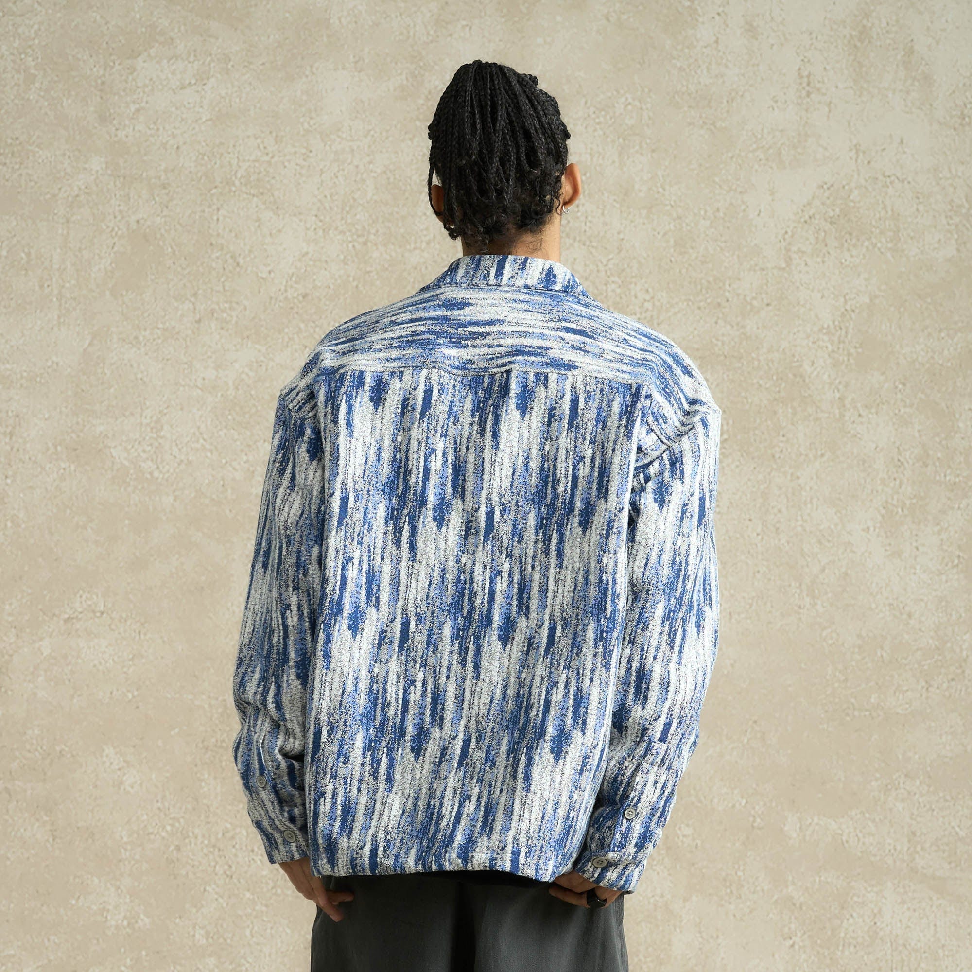 BONELESS Jacquard Button-Up Utility Jacket