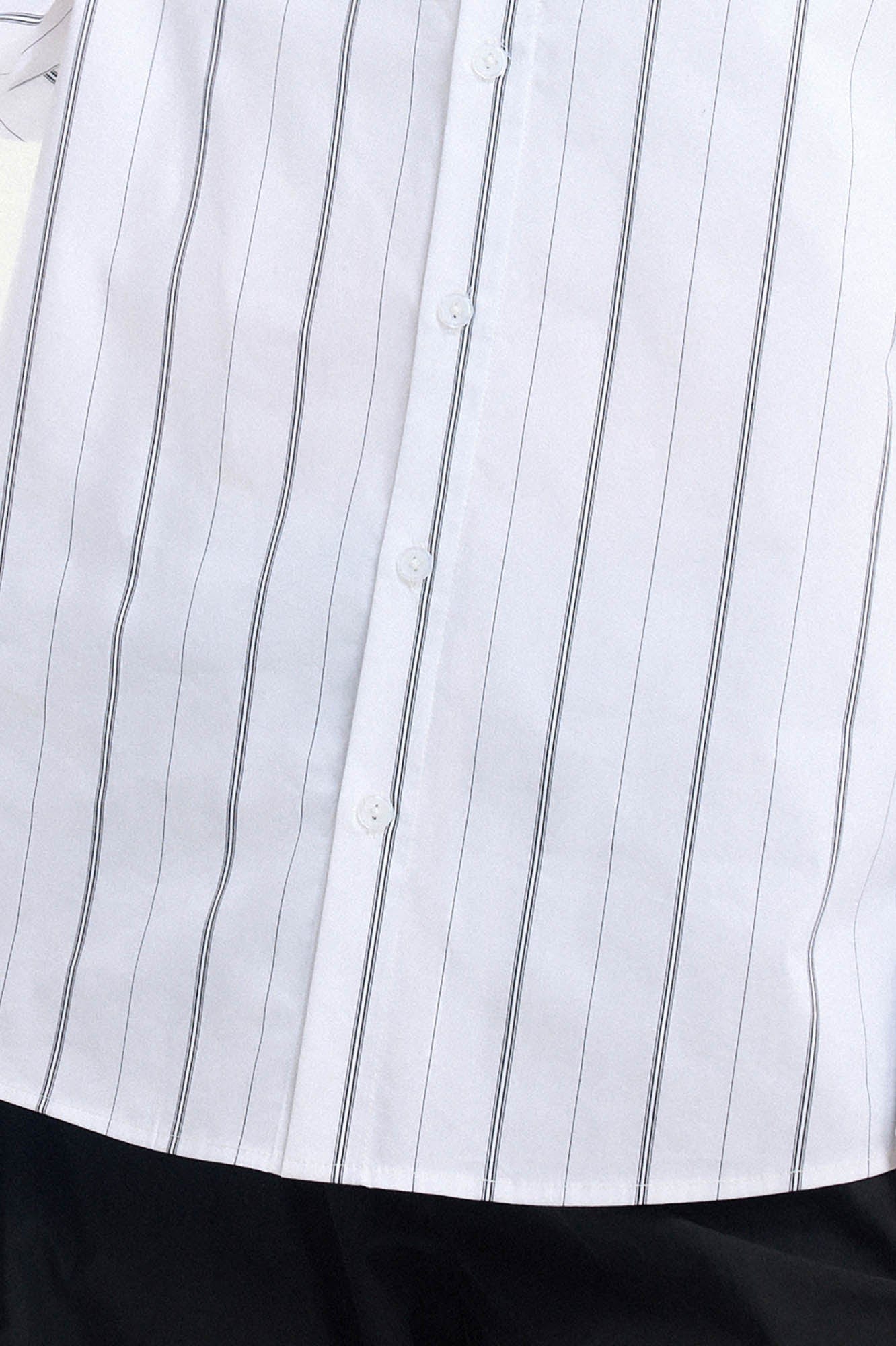 BONELESS Varsity Stripe Badge Shirt