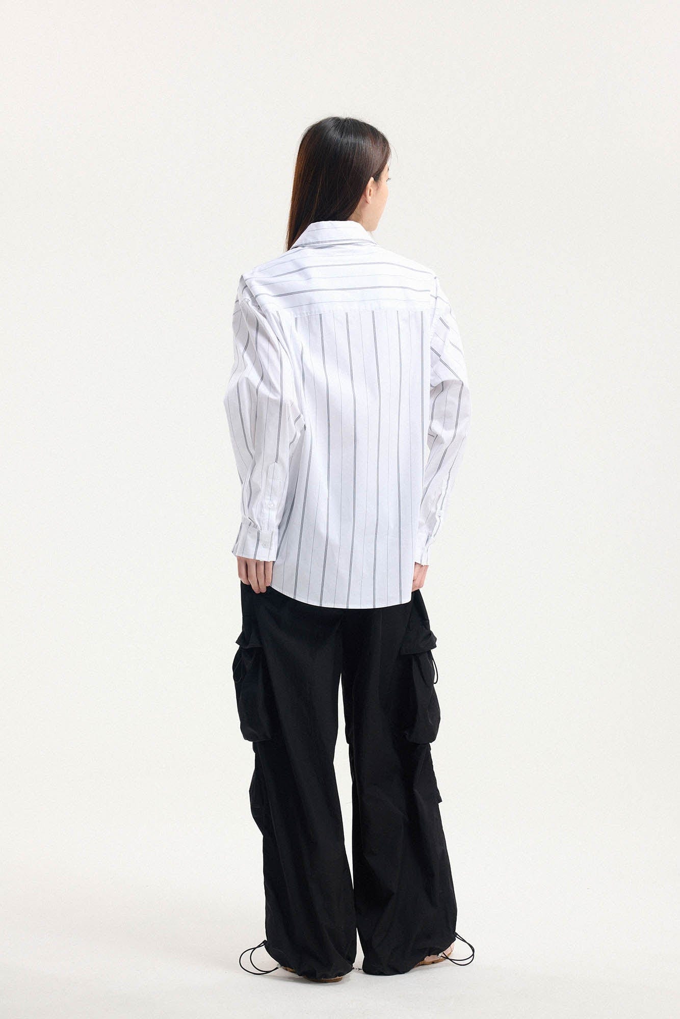 BONELESS Varsity Stripe Badge Shirt