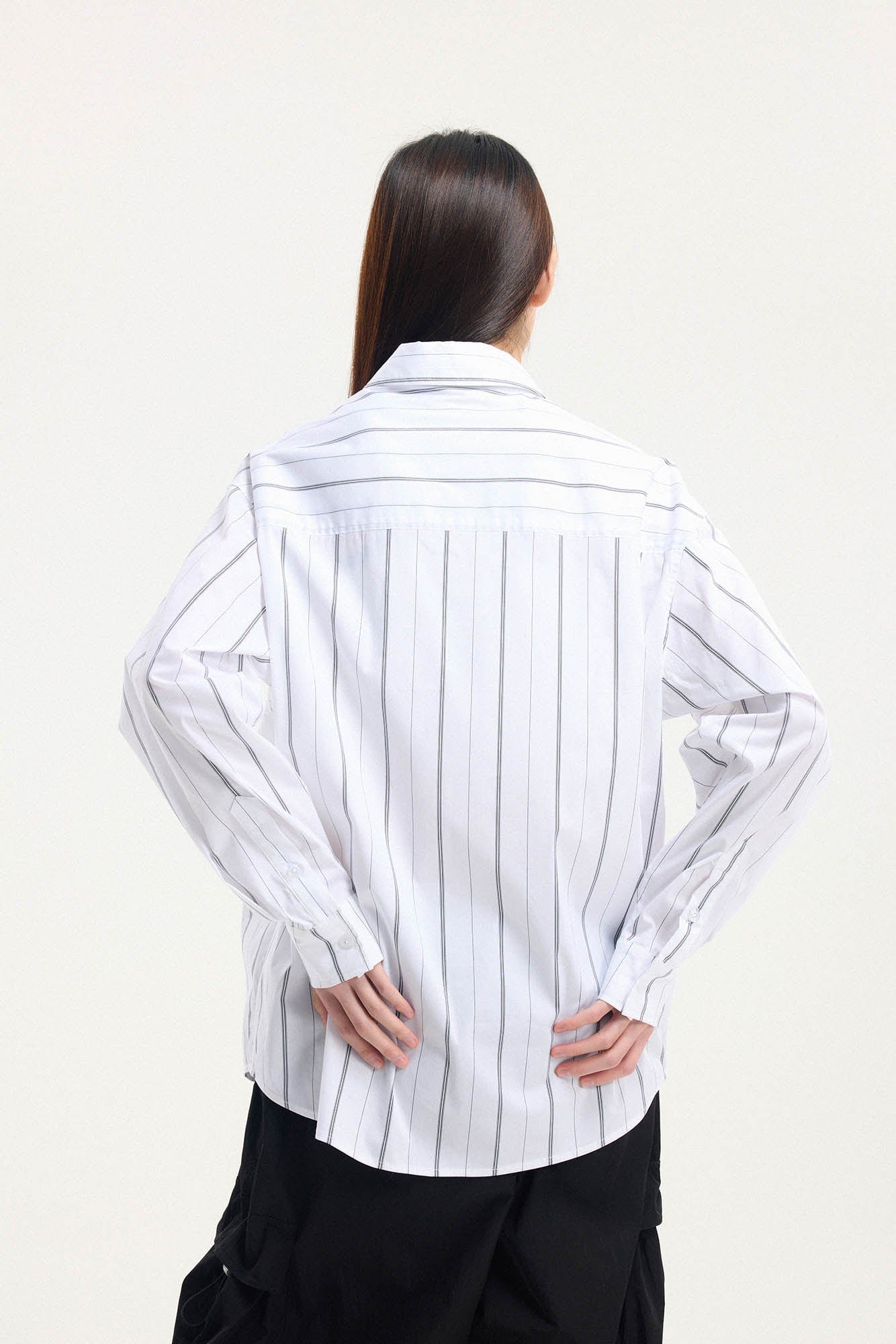 BONELESS Varsity Stripe Badge Shirt