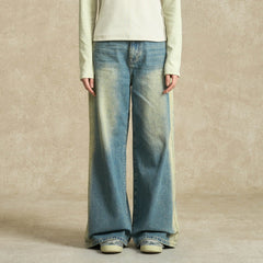 BONELESS Contrast Washed Jeans