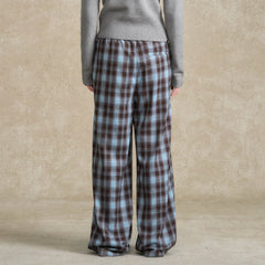 BONELESS Essential Plaid Drawstring Pants