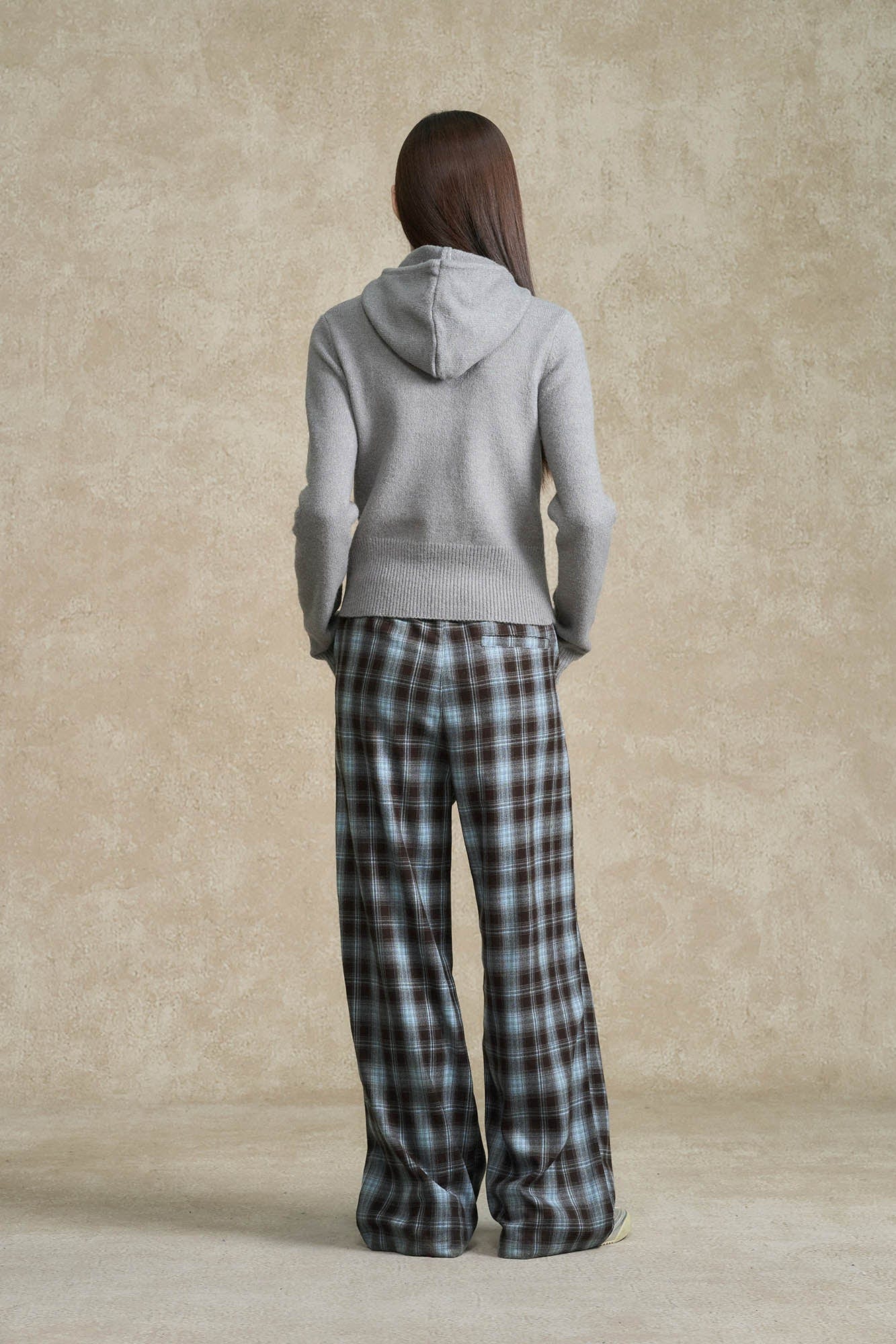 BONELESS Essential Plaid Drawstring Pants